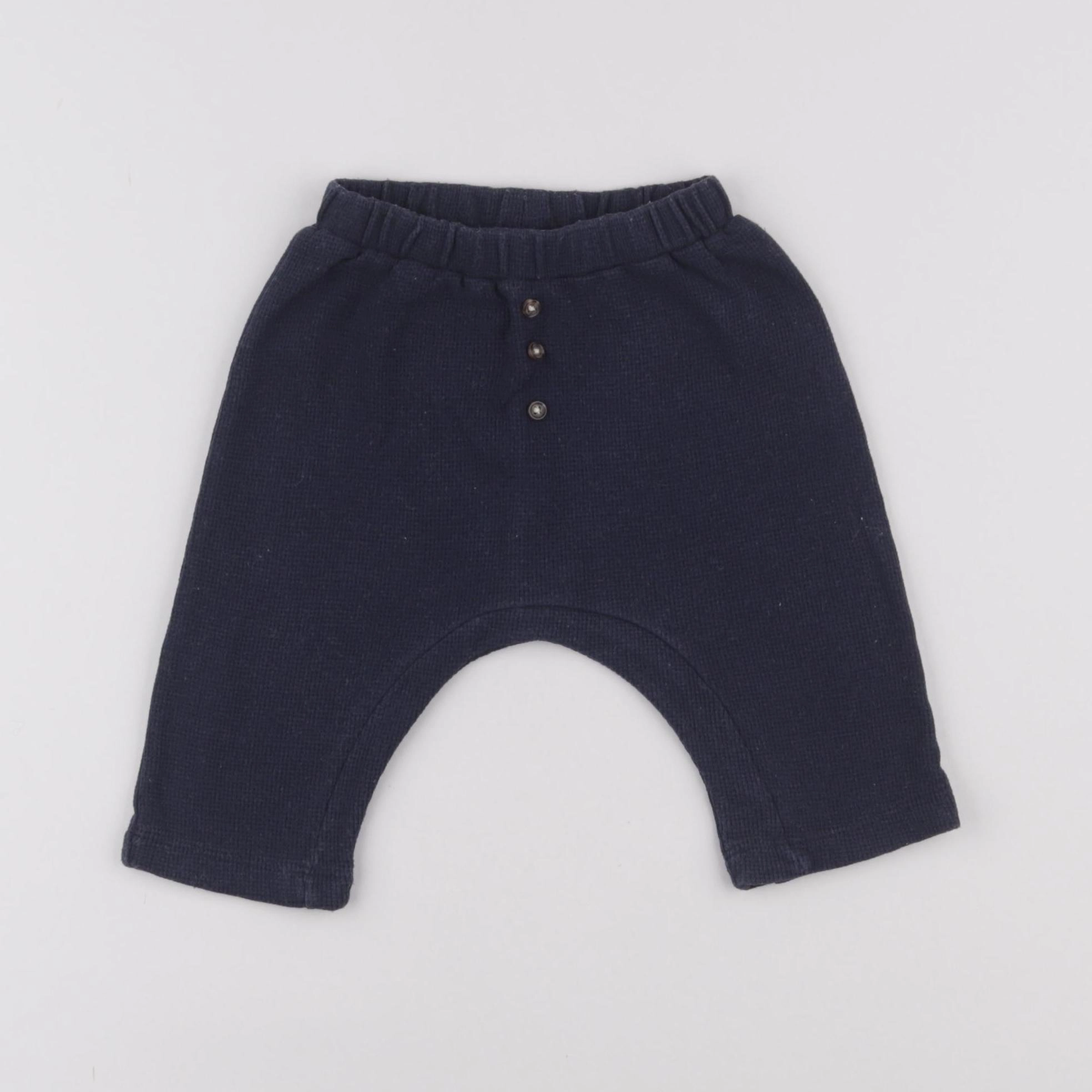 Vertbaudet - jogging bleu - 6 mois