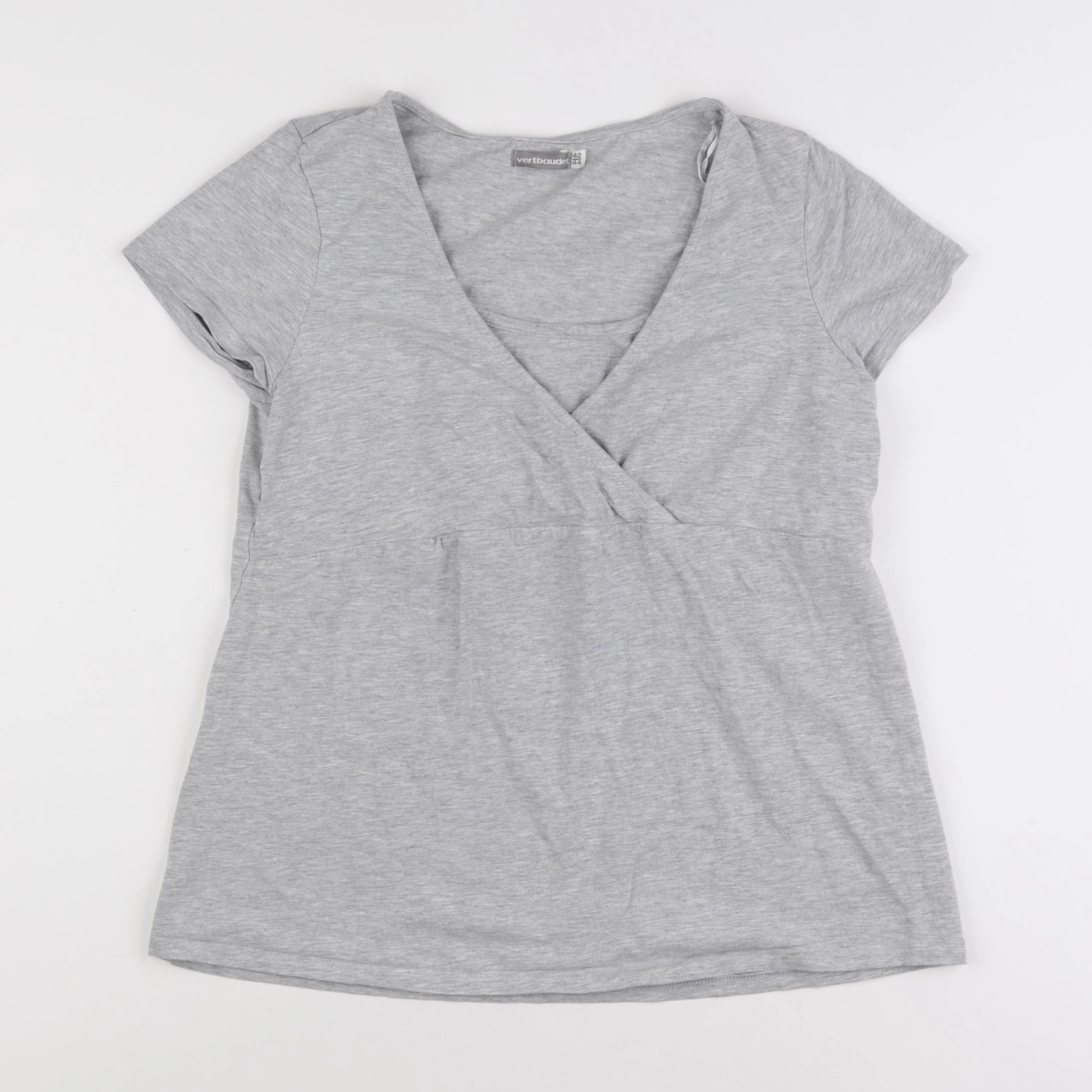 Vertbaudet - tee-shirt allaitement gris - 42 à 44