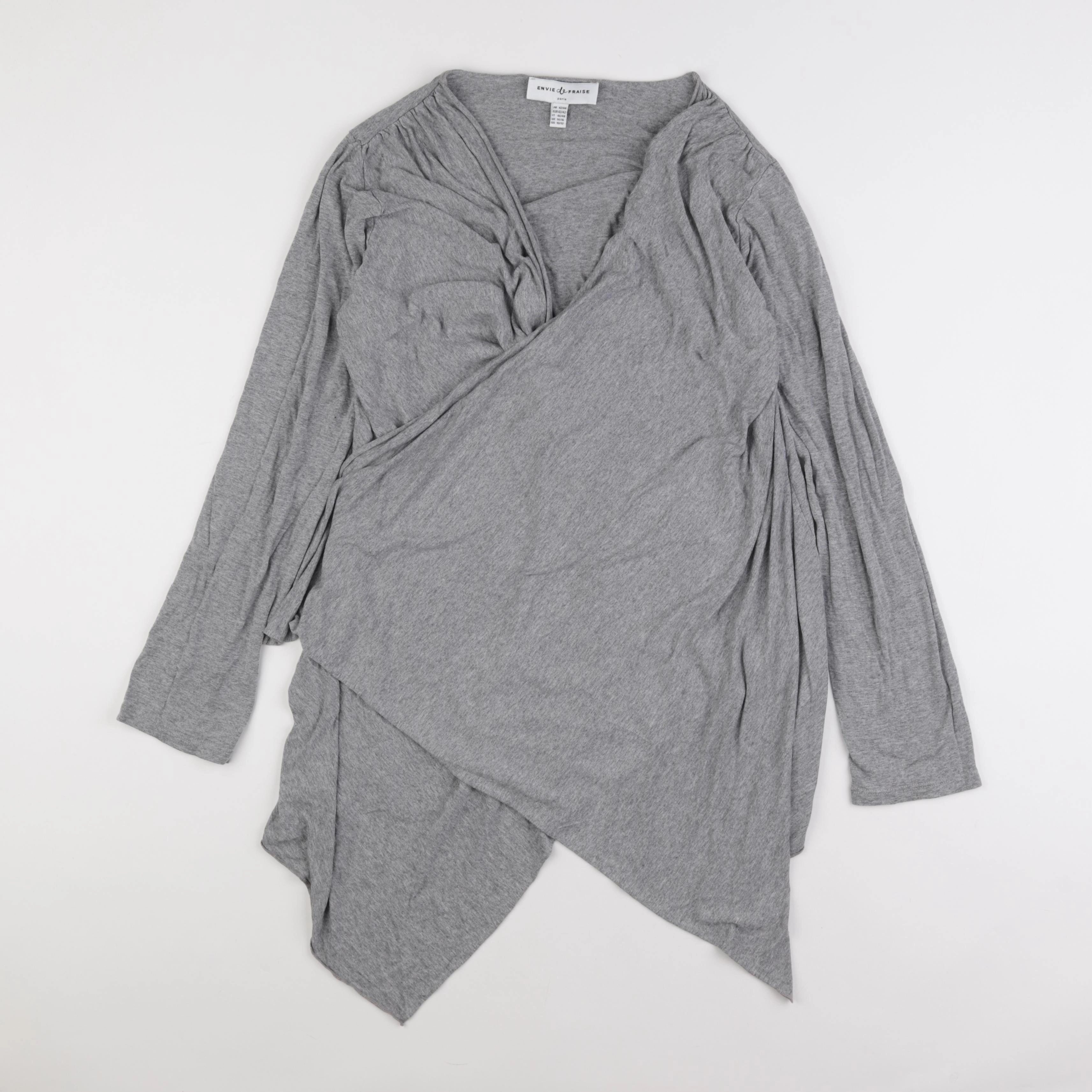 Envie de fraise - gilet grossesse gris - 42 à 44