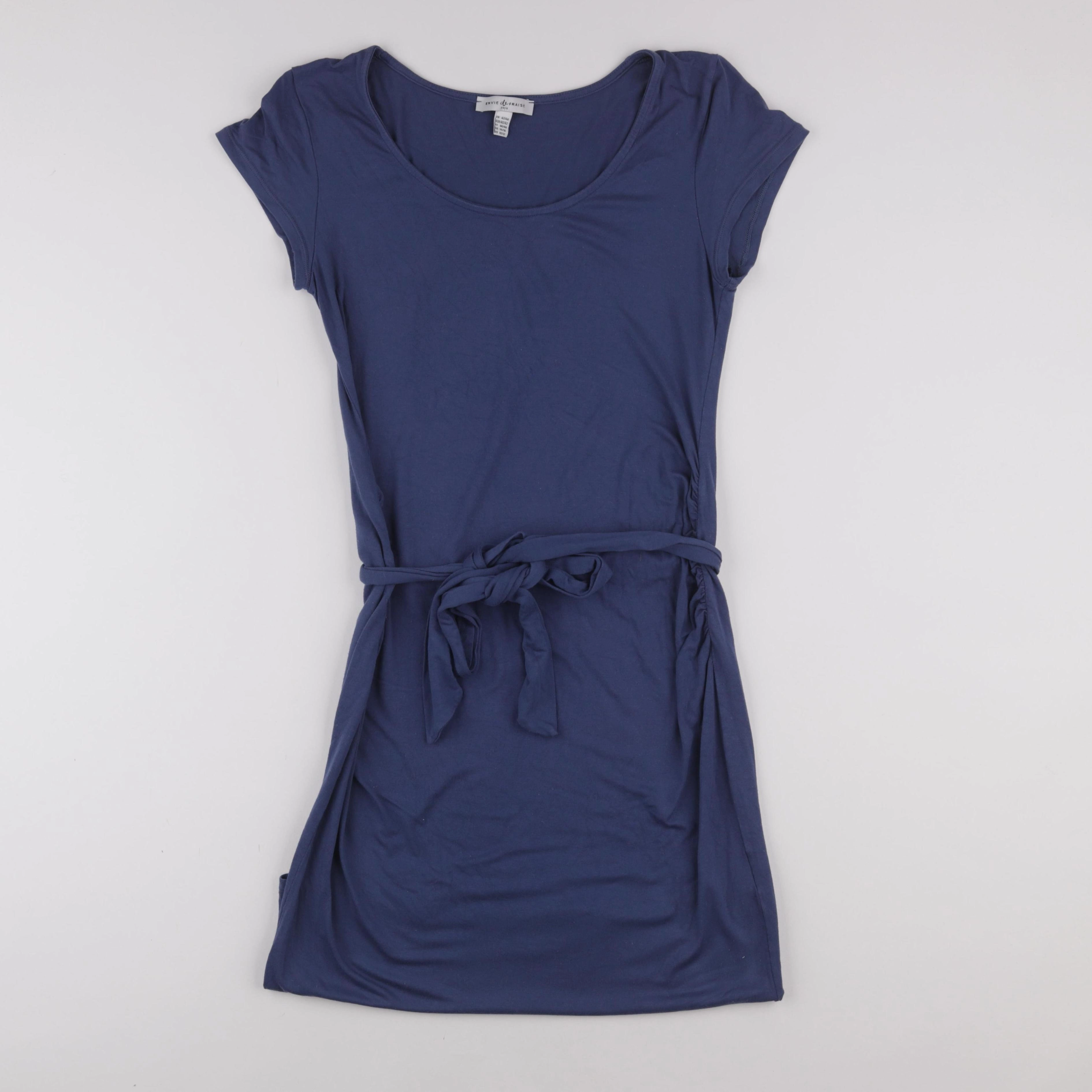 Envie de fraise - robe grossesse bleu - 42 à 44