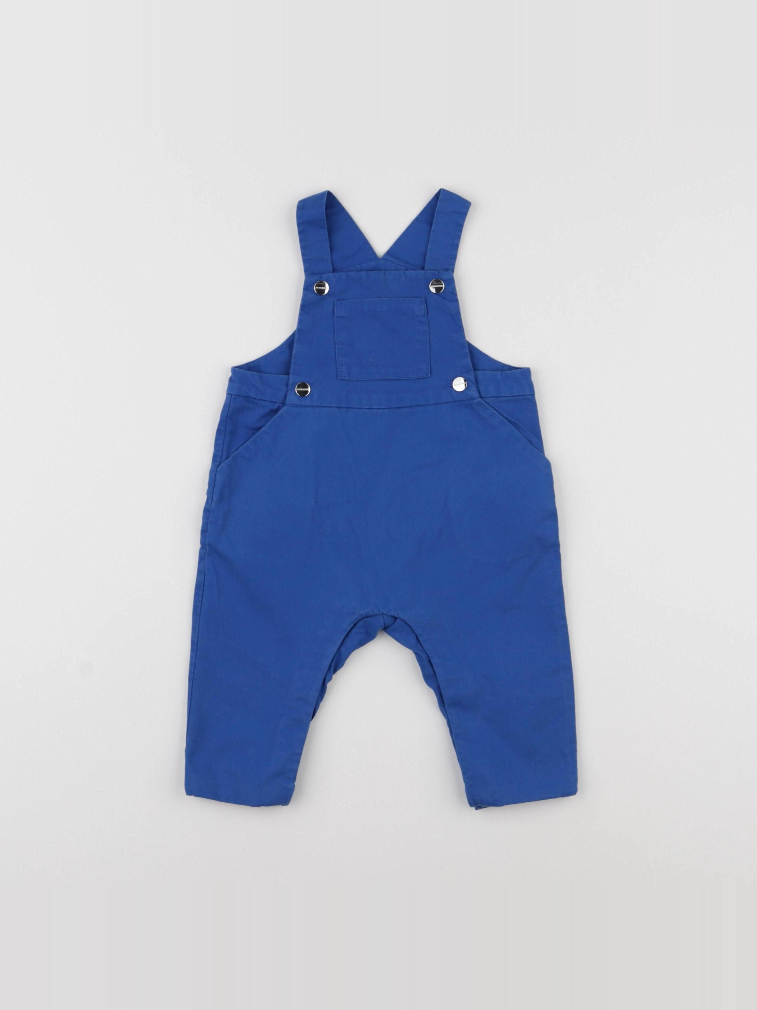 Jacadi - salopette bleu - 6 mois