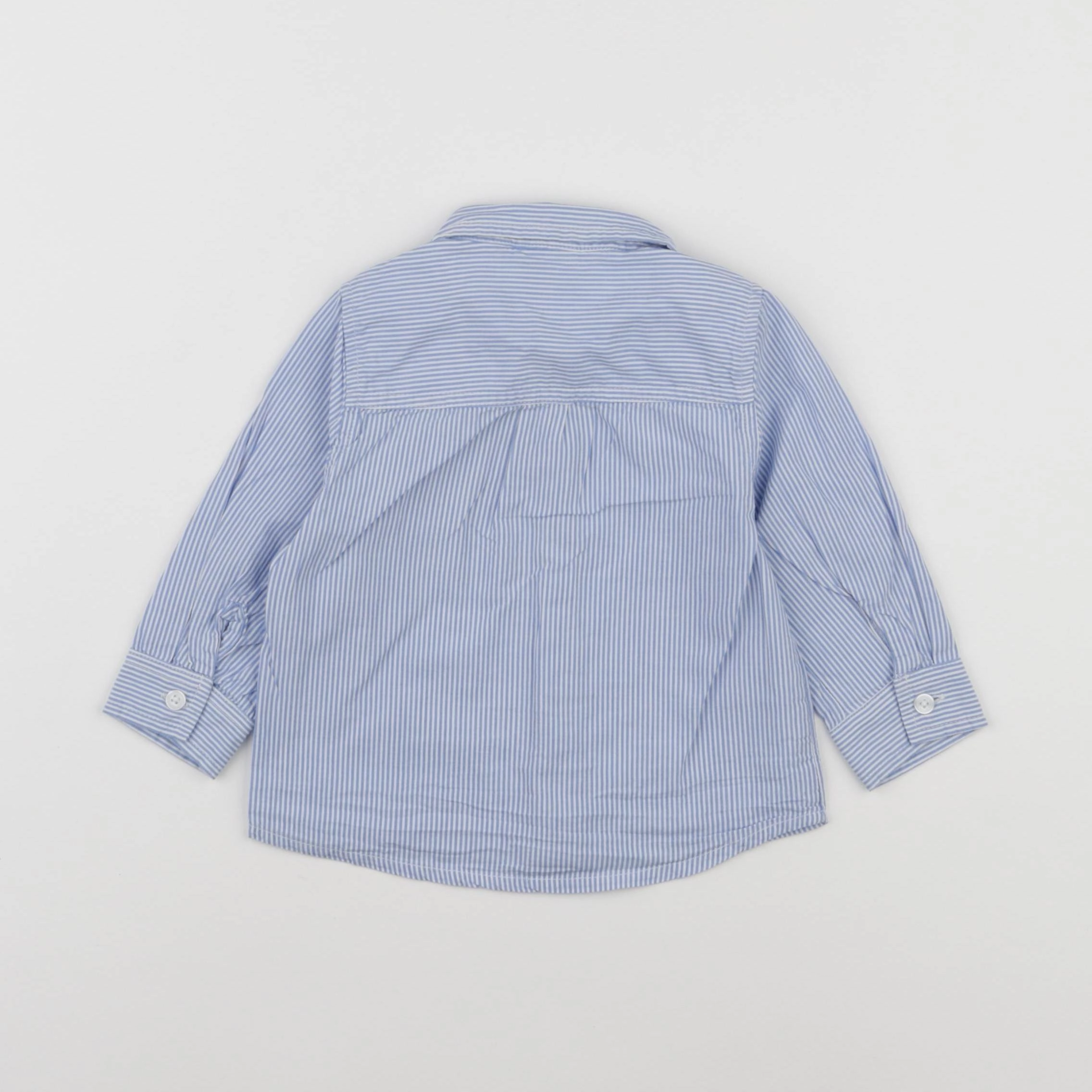 Tape à l'oeil - chemise bleu - 12 mois