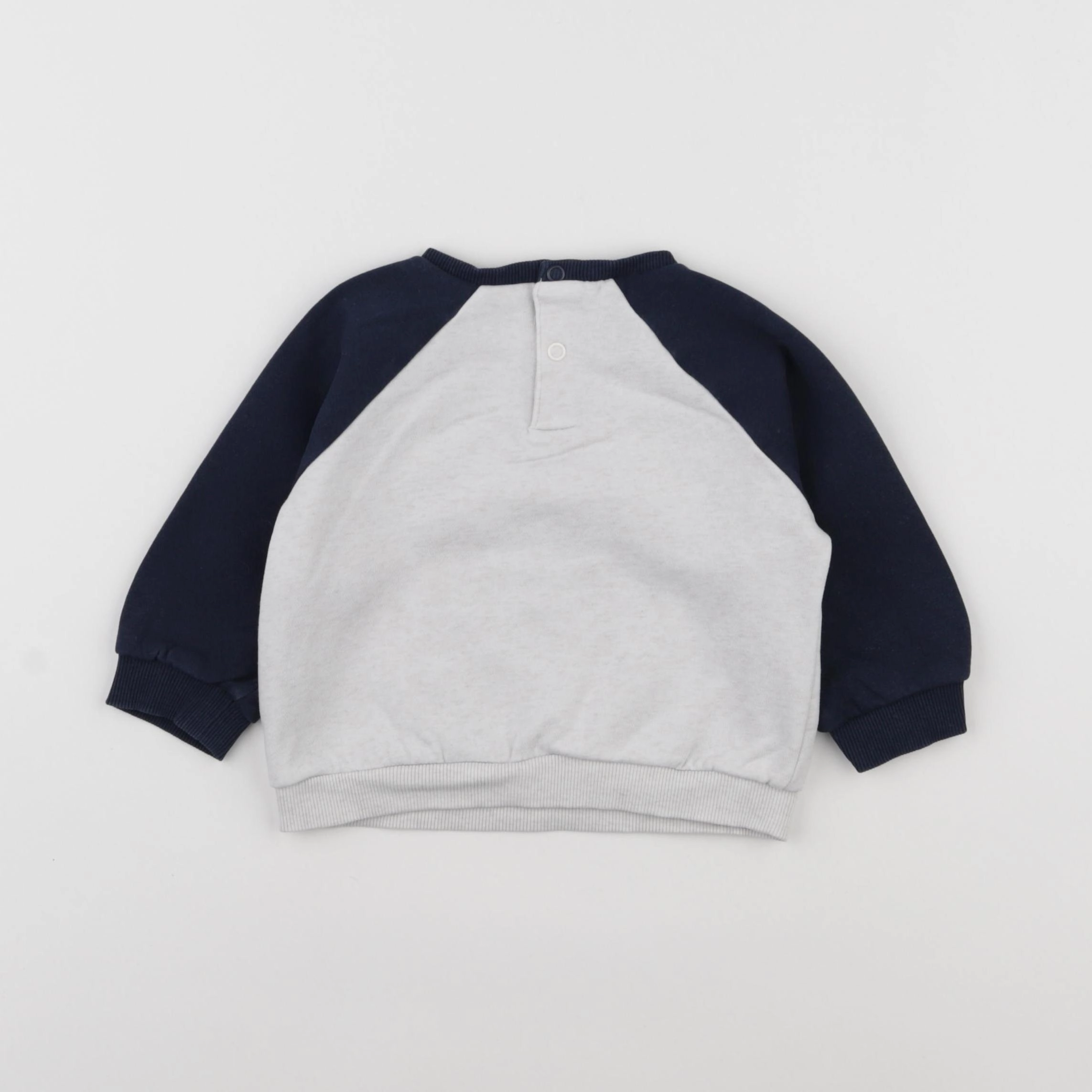 Tape à l'oeil - sweat gris - 12 mois