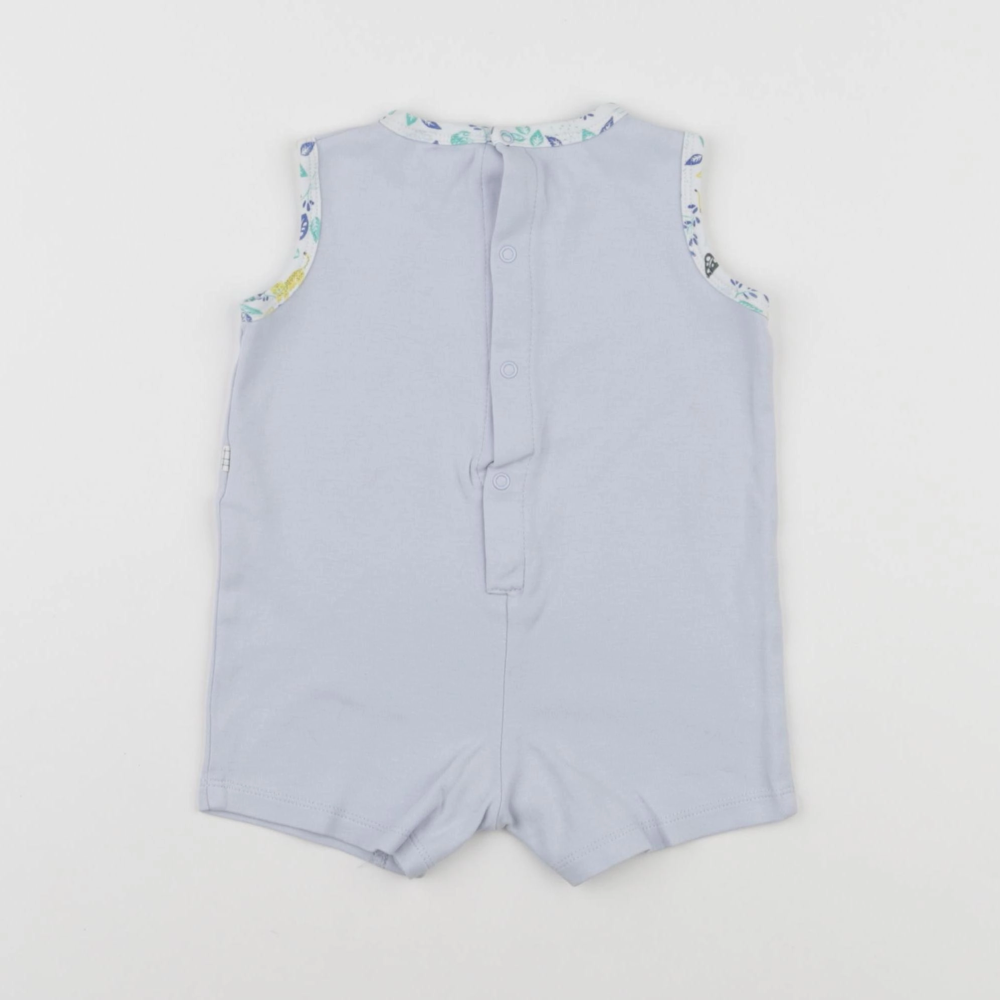 Carrément Beau - pyjama coton bleu - 6 mois