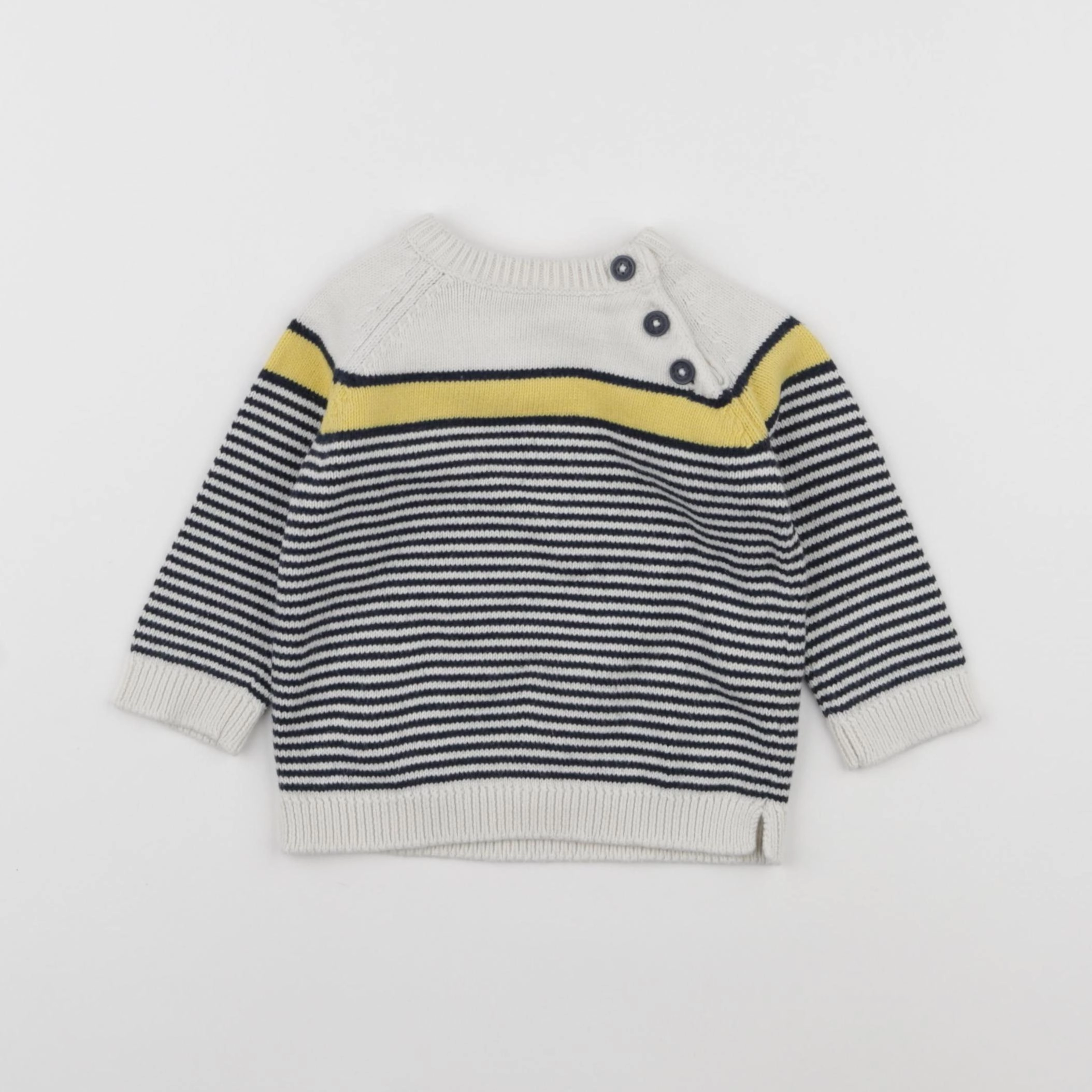 Tape à l'oeil - pull blanc - 6 mois