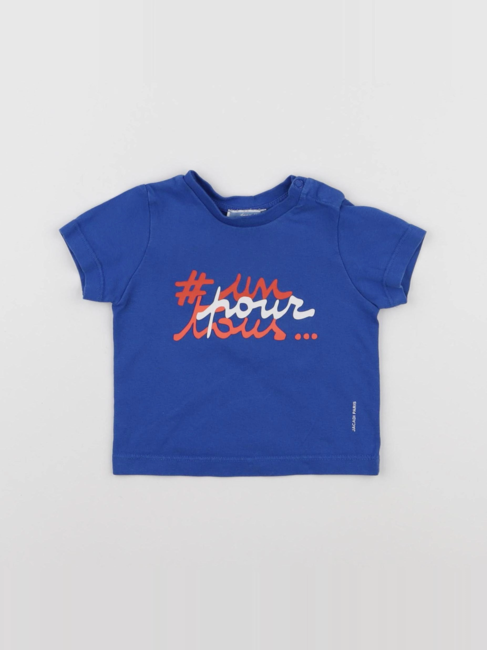 Jacadi - tee-shirt bleu - 6 mois