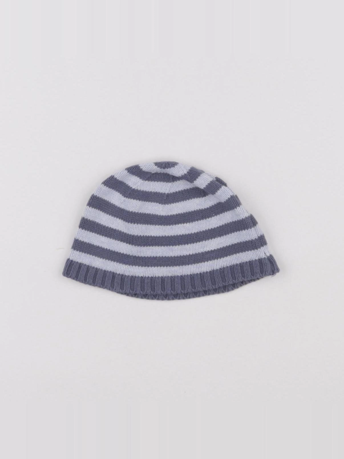 Natalys - bonnet de naissance bleu - 6 mois