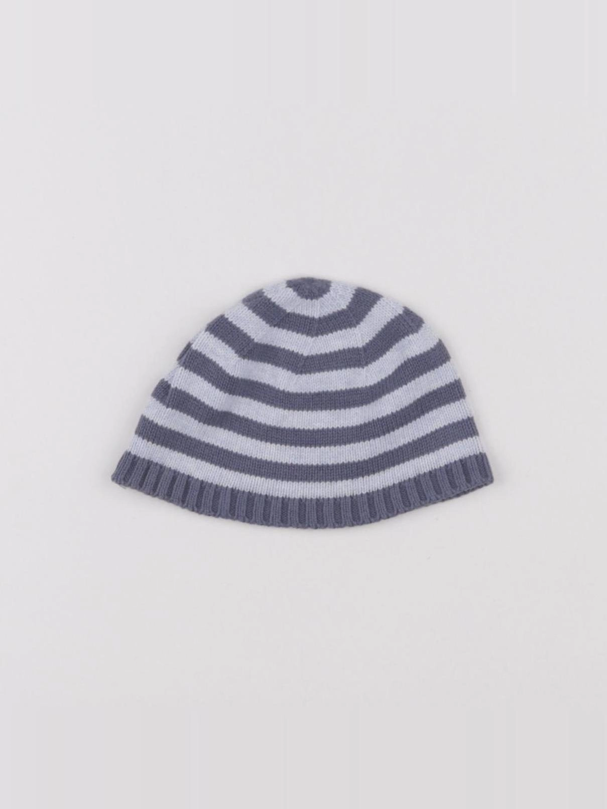 Natalys - bonnet de naissance bleu - 6 mois