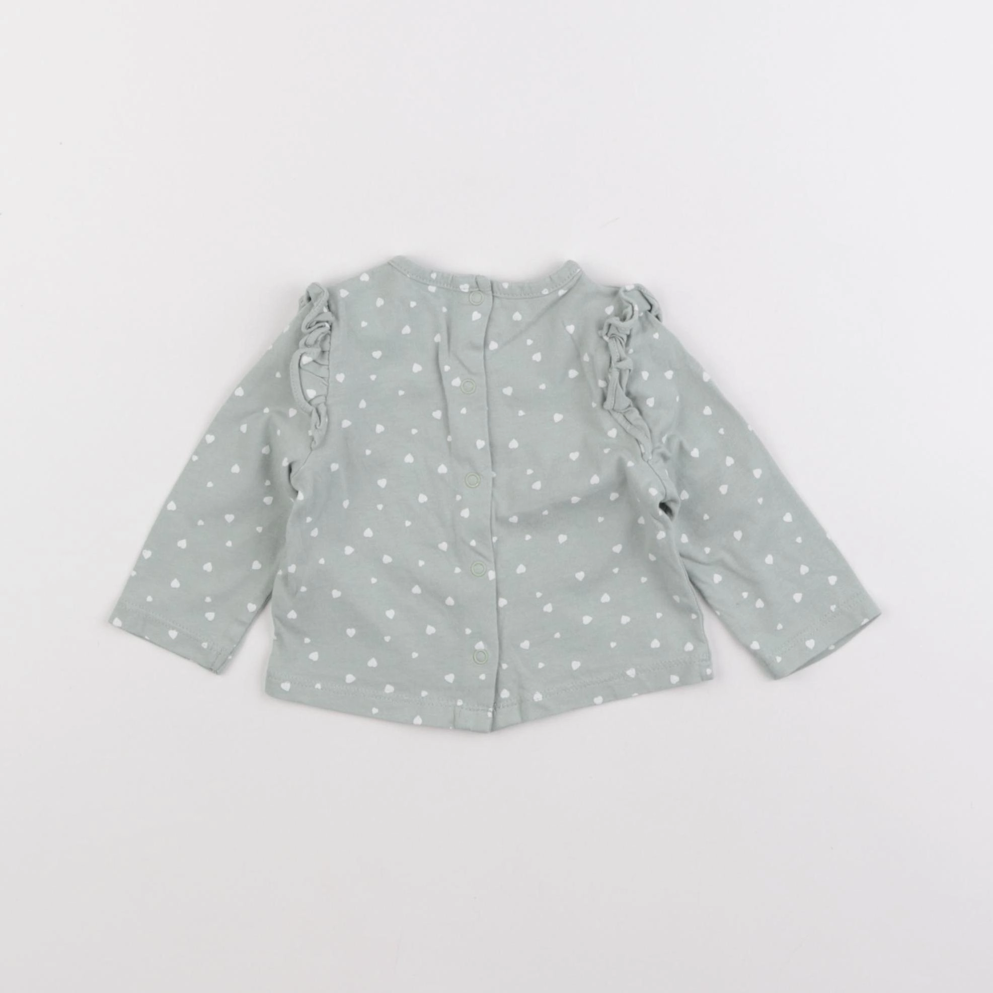 Vertbaudet - tee-shirt vert - 3 mois
