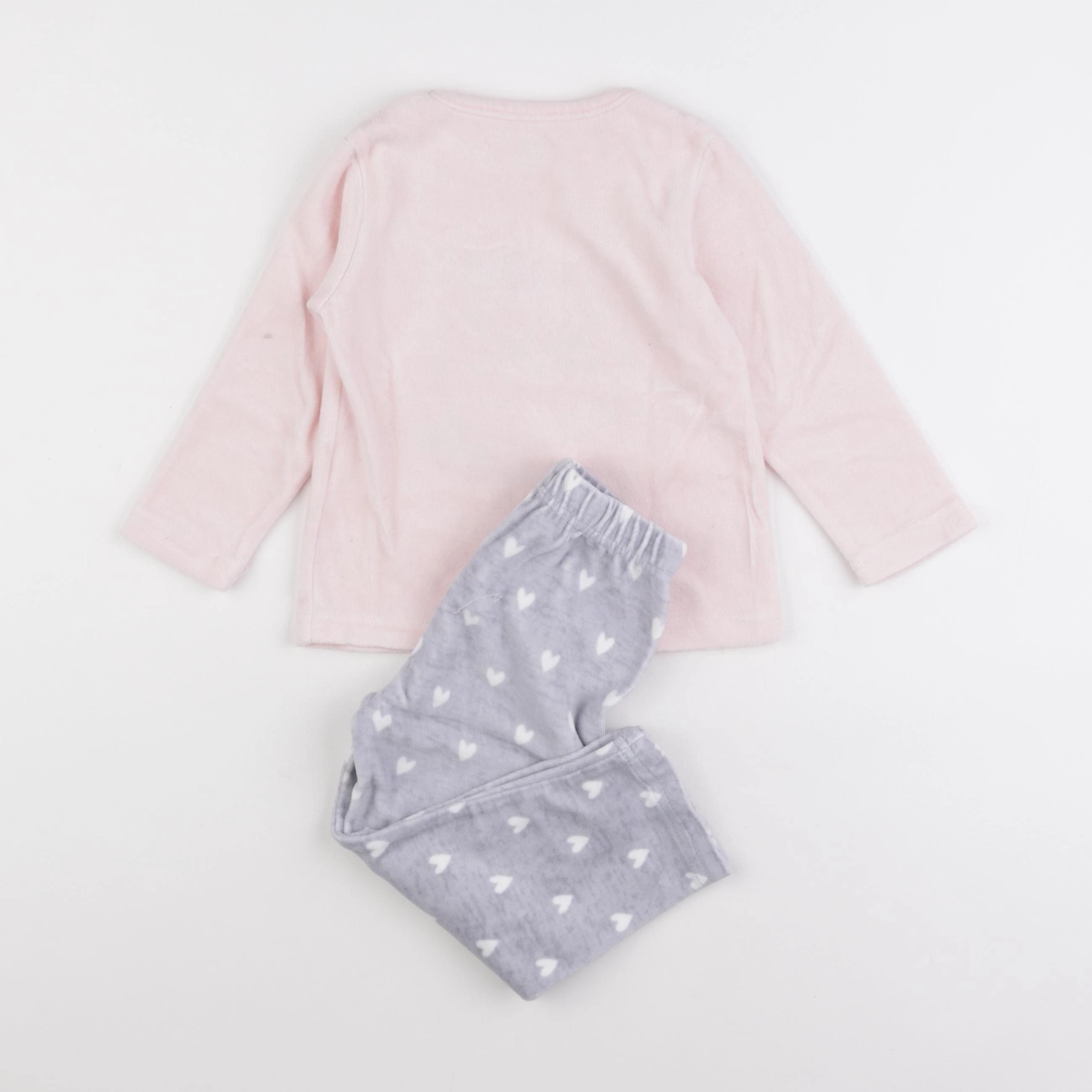 Vertbaudet - pyjama velours rose - 3 ans