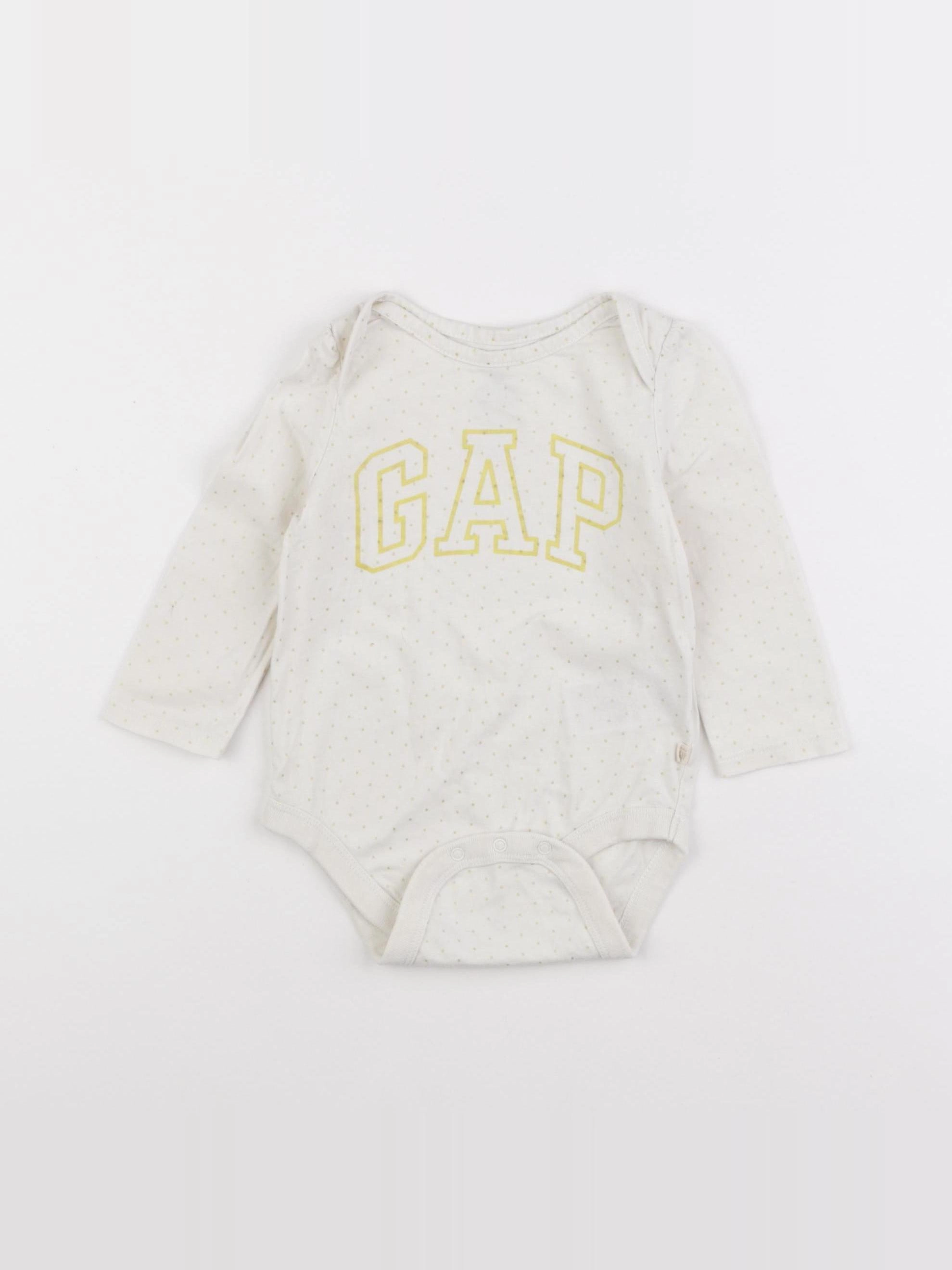 GAP - body beige - 6/12 mois
