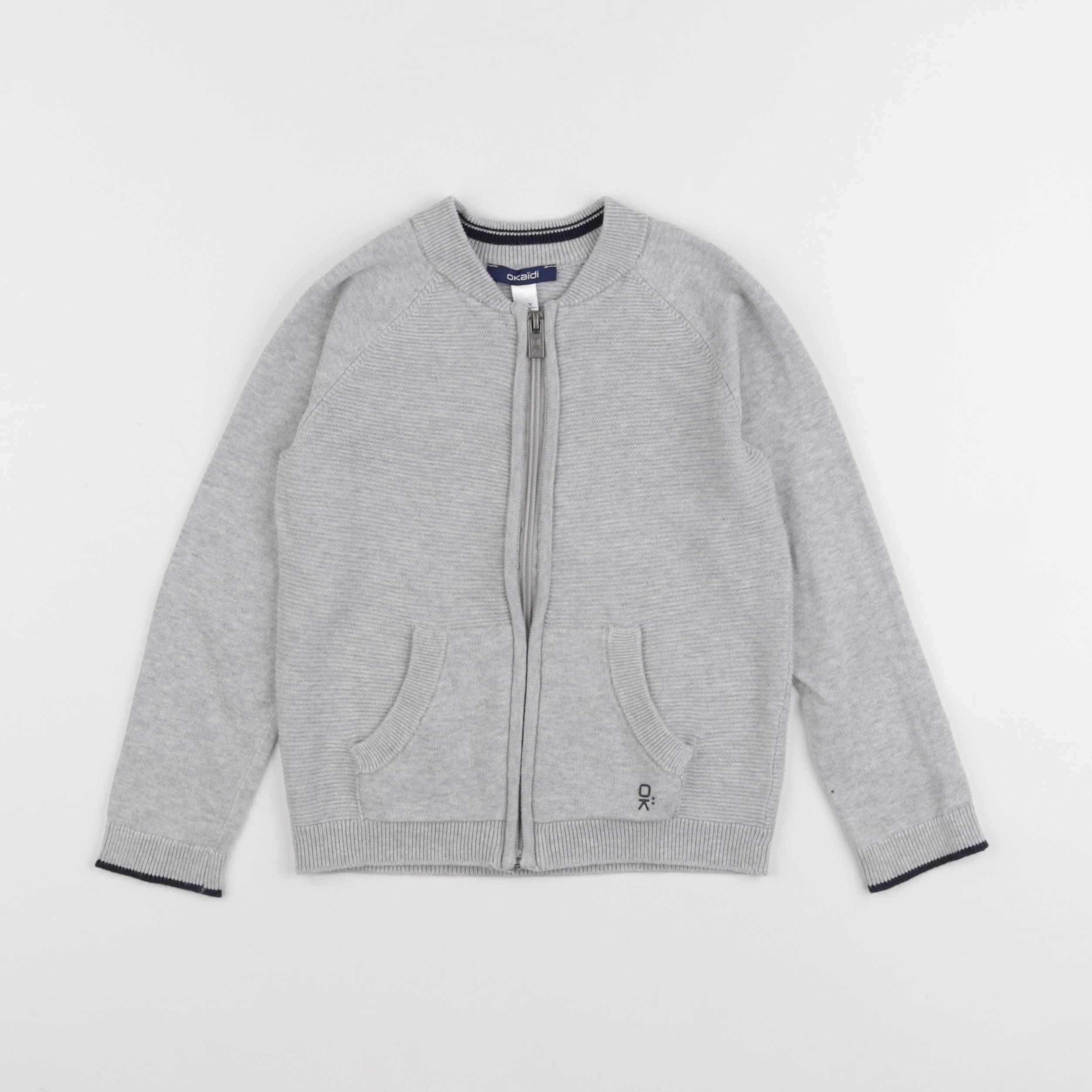 Okaidi - gilet gris - 5 ans
