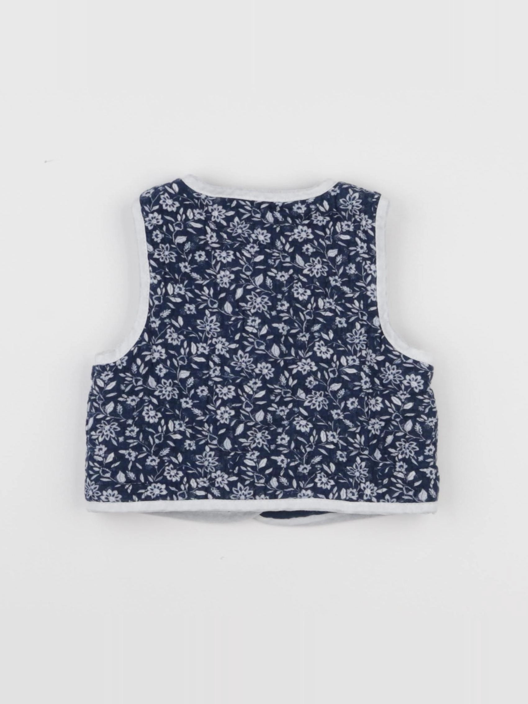 Vertbaudet - gilet bleu - 18 mois