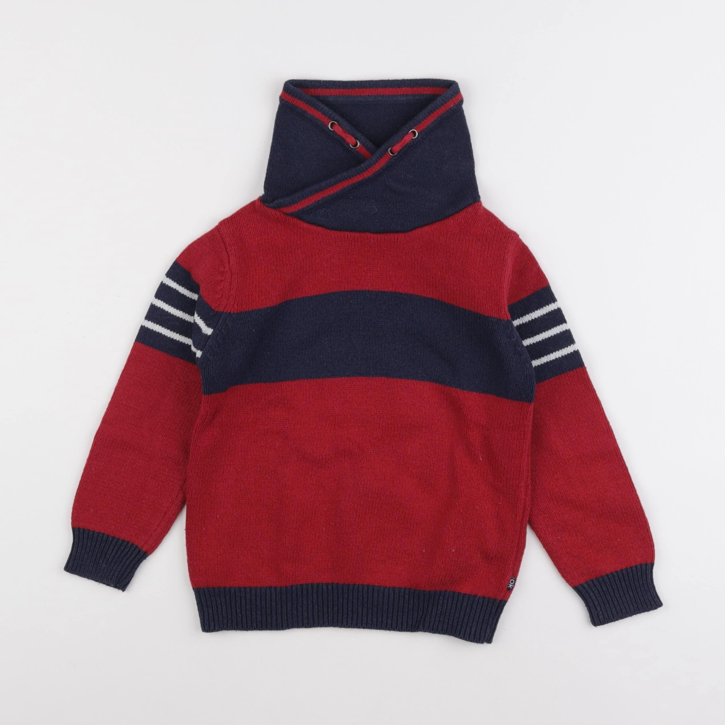 Okaidi - pull rouge - 5 ans