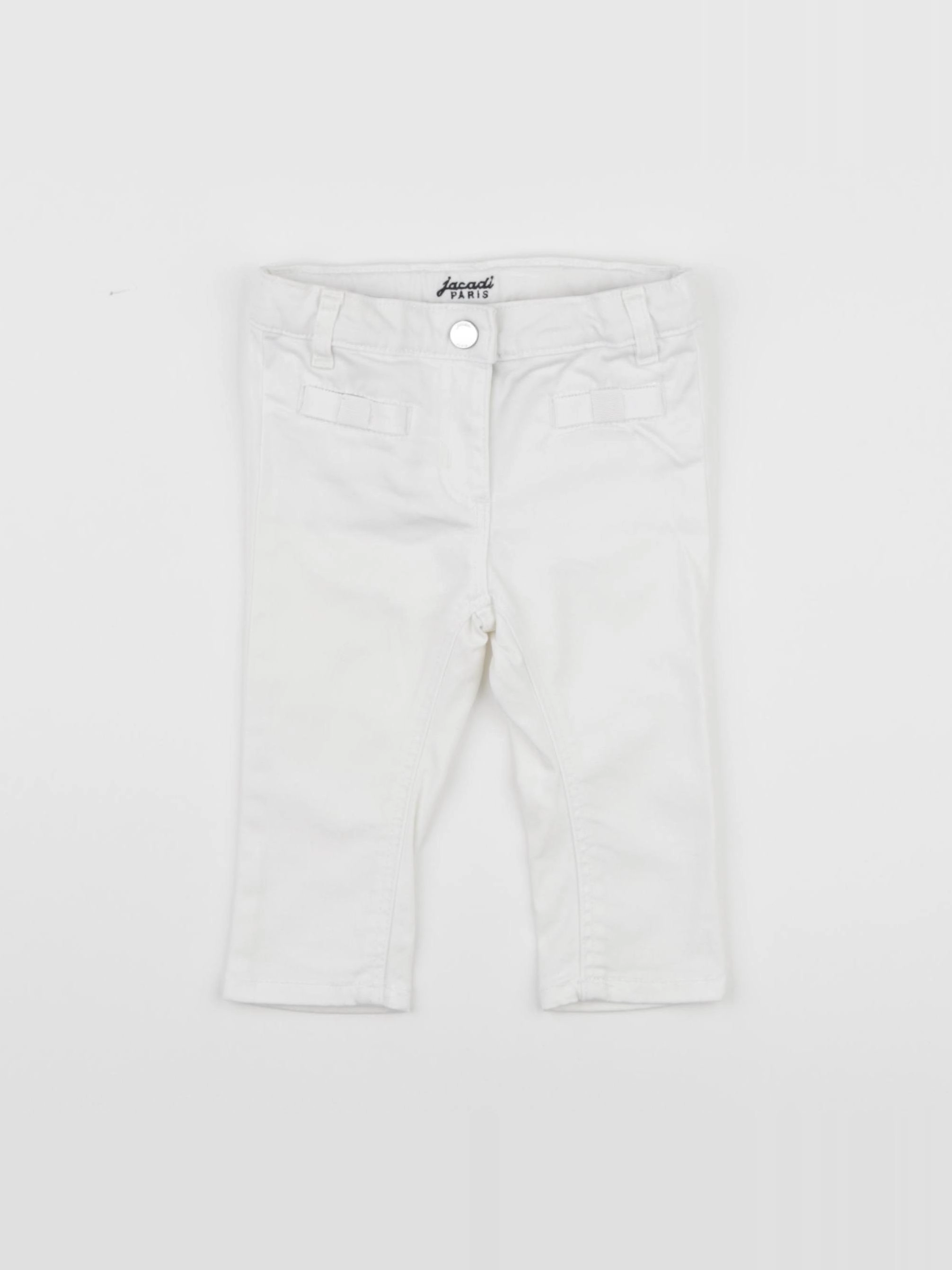 Jacadi - pantalon blanc - 12 mois