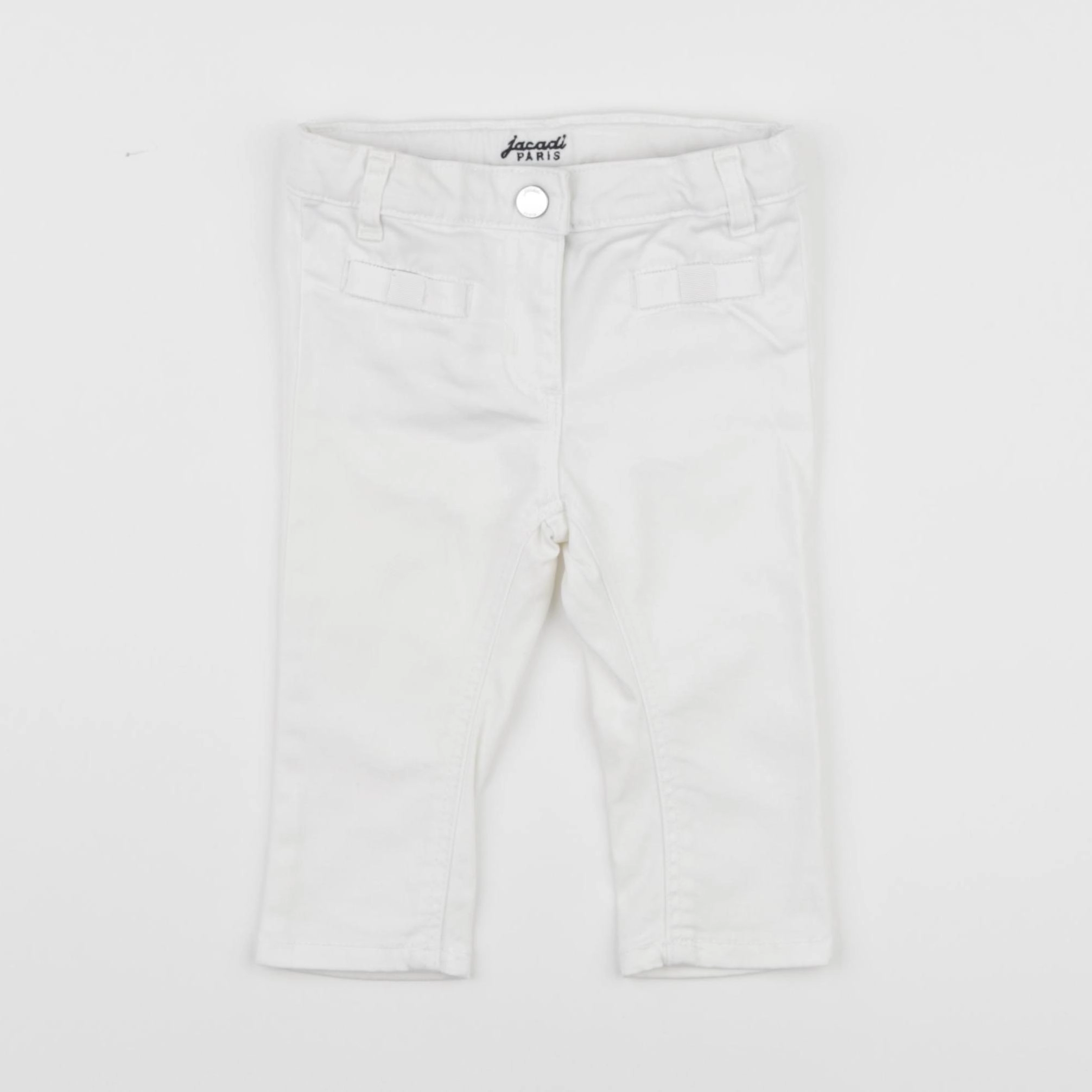 Jacadi - pantalon blanc - 12 mois