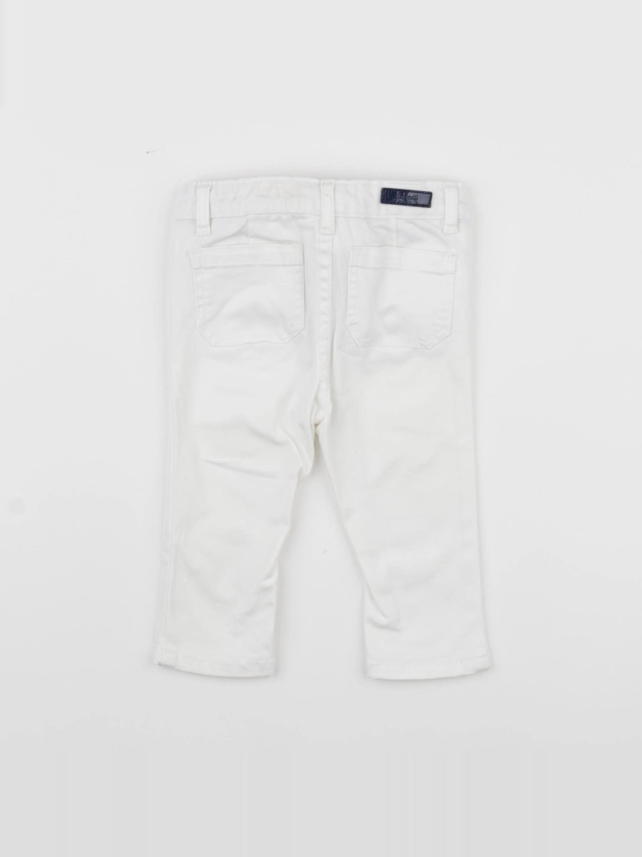 Jacadi - pantalon blanc - 12 mois