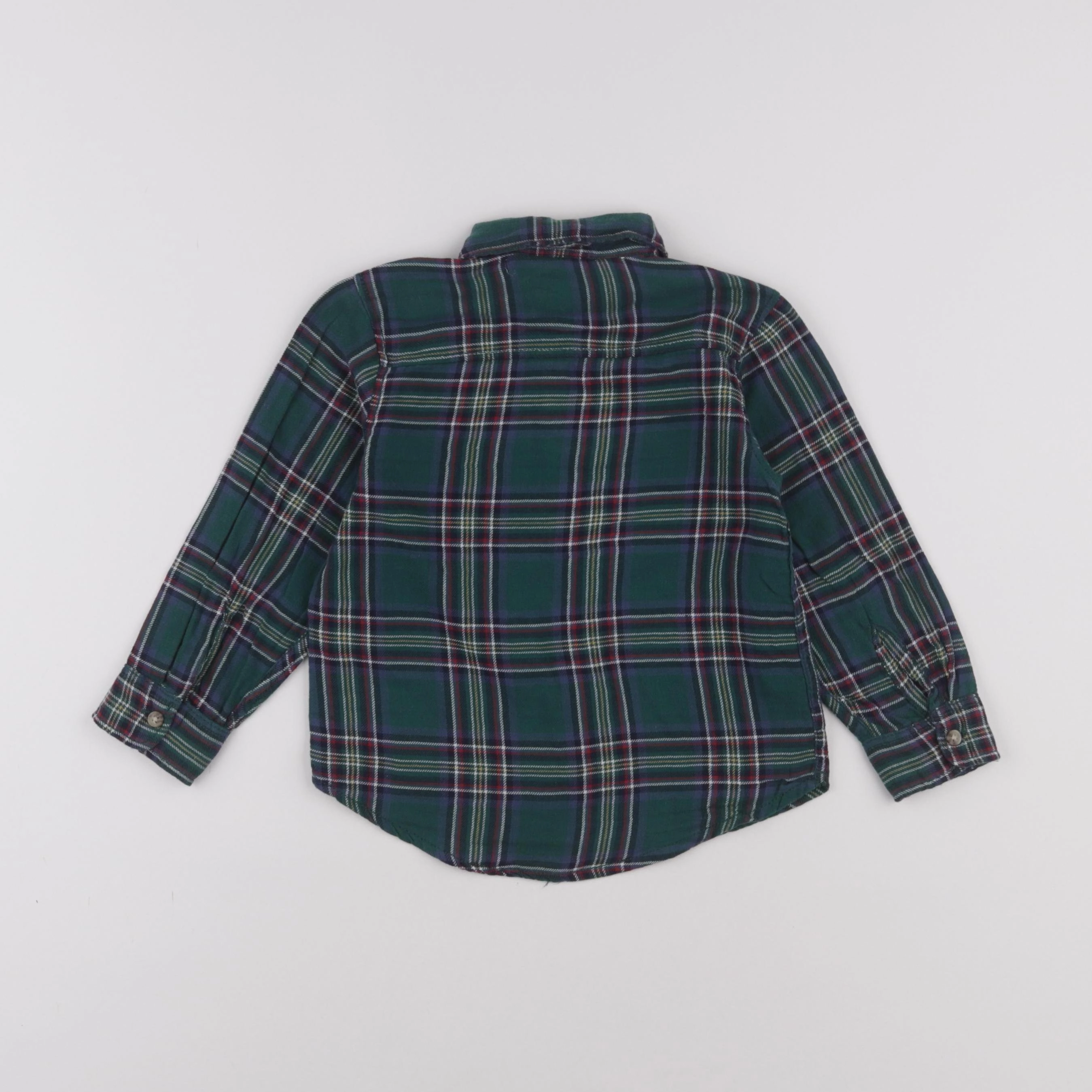 H&M - chemise vert - 2/3 ans