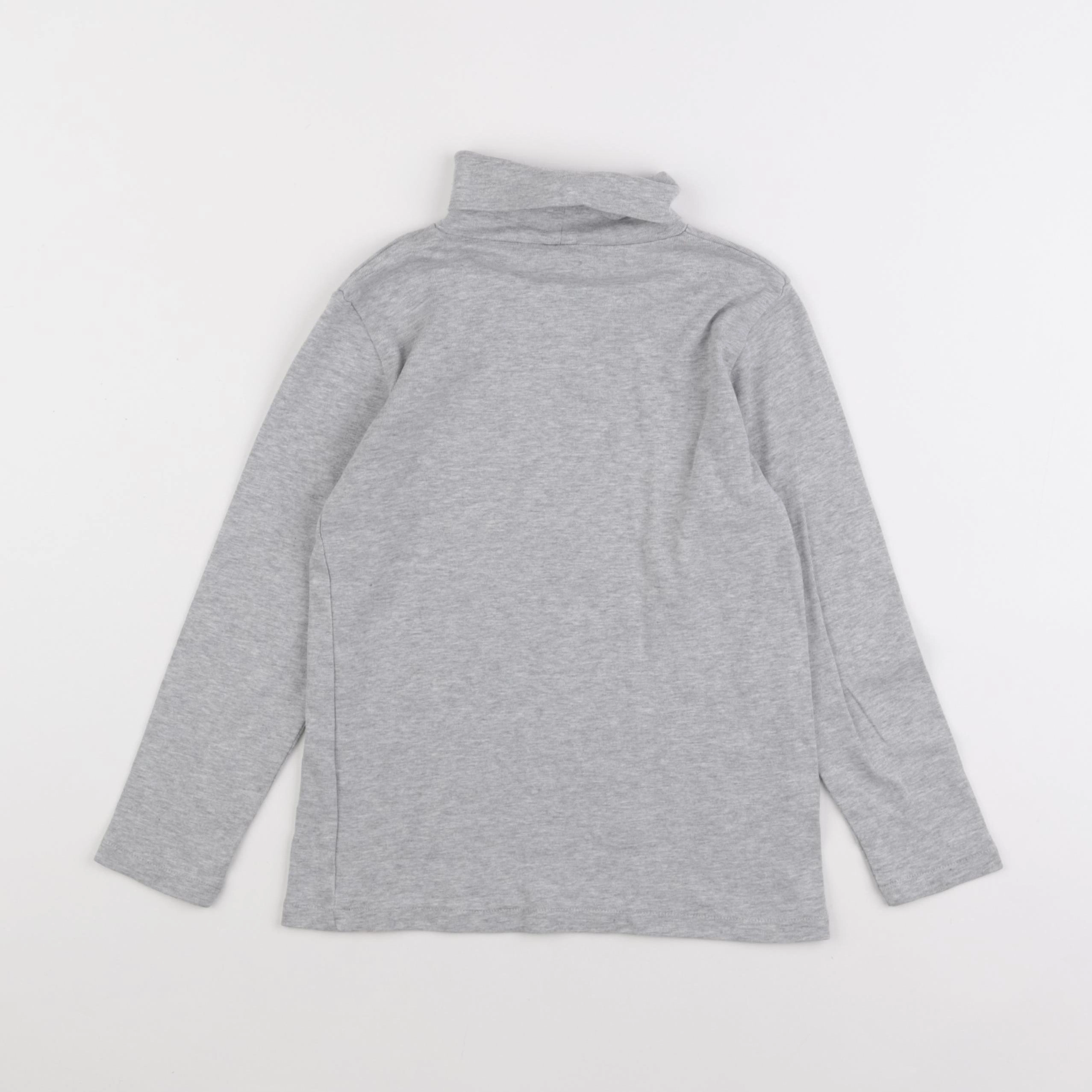 Vertbaudet - sous-pull gris - 8 ans