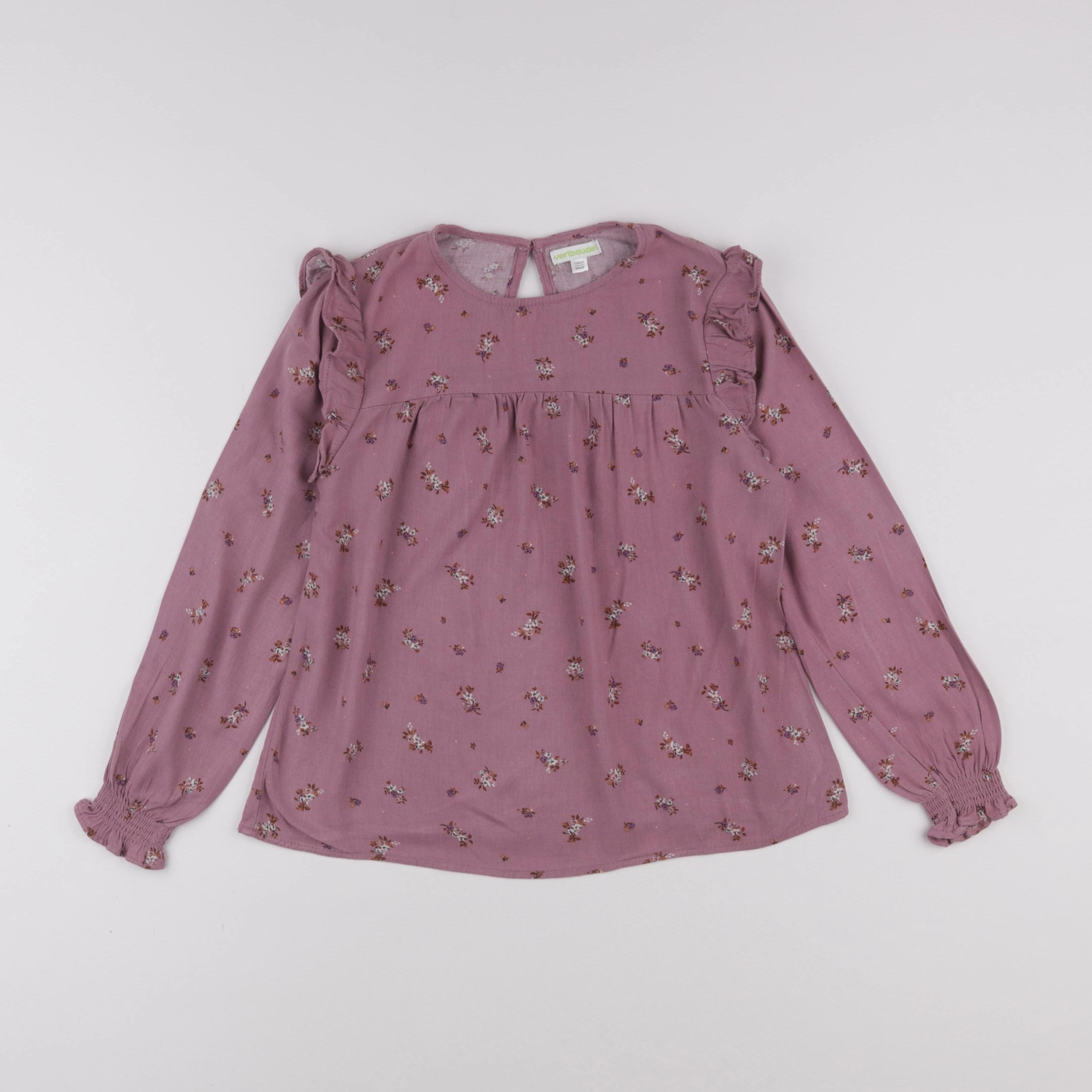 Vertbaudet - blouse violet - 9 ans