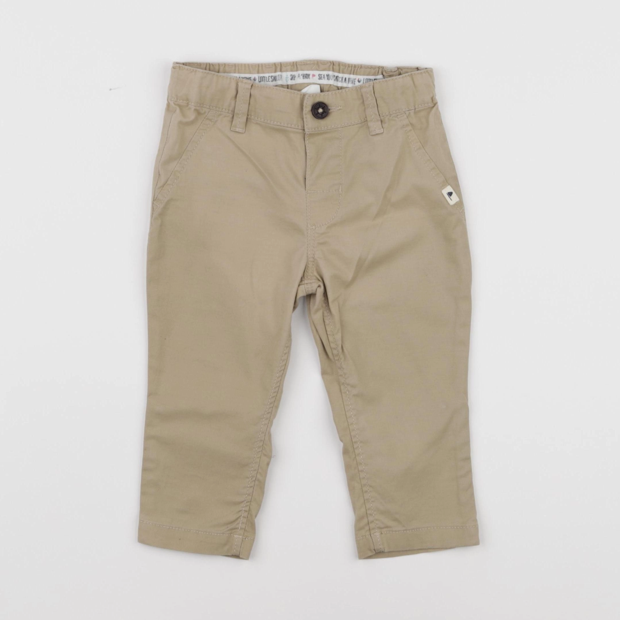 H&M - pantalon beige - 6/9 mois