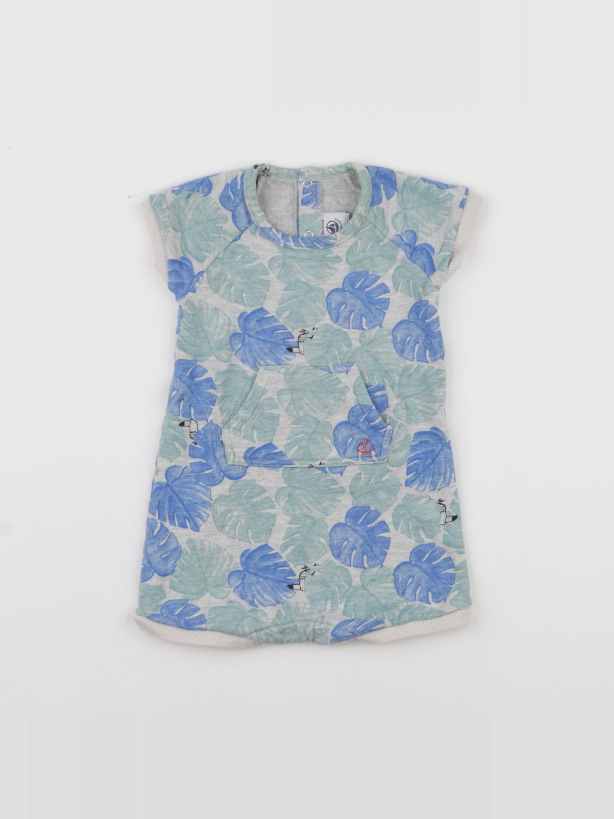 Petit Bateau - combinaison gris - 3 mois