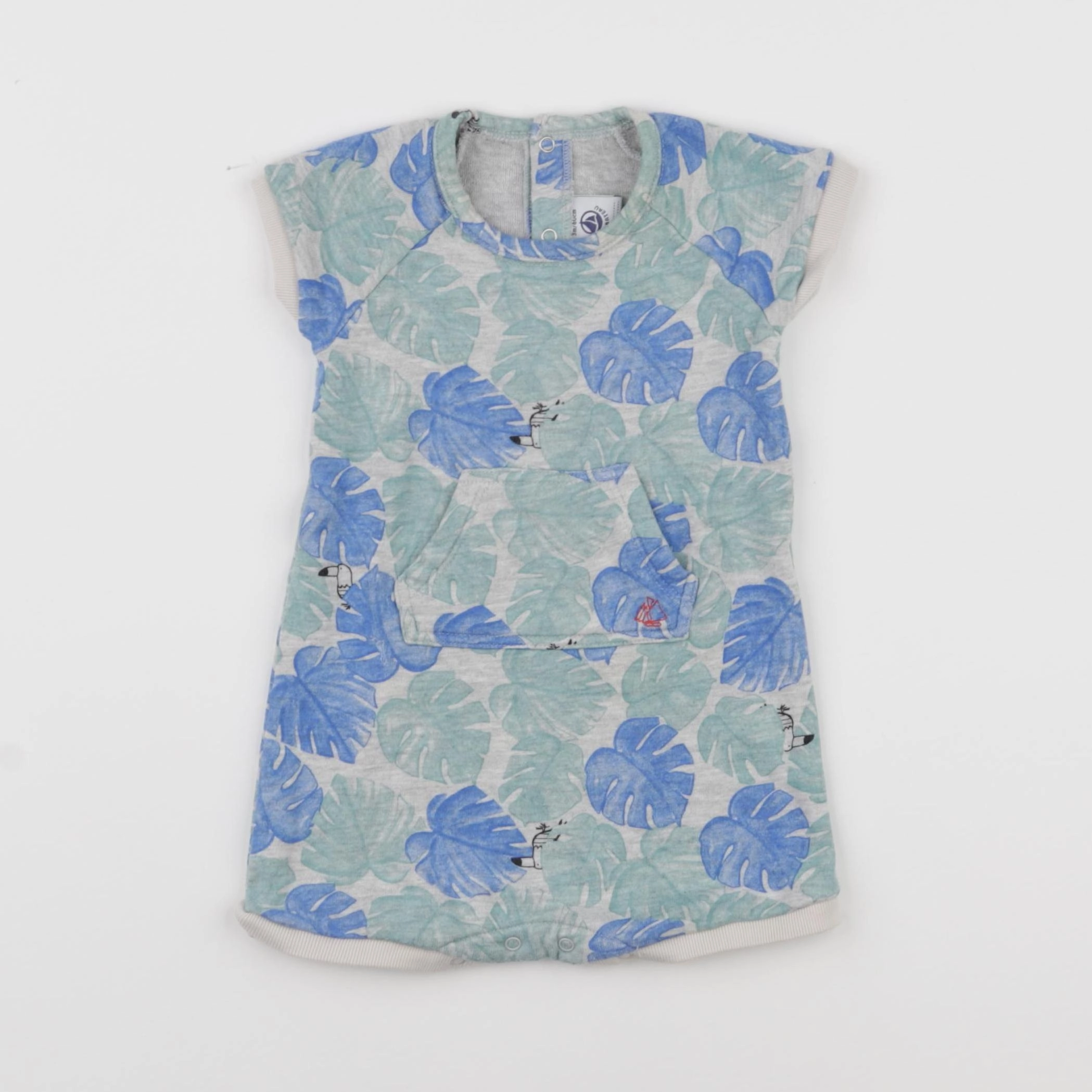 Petit Bateau - combinaison gris - 3 mois