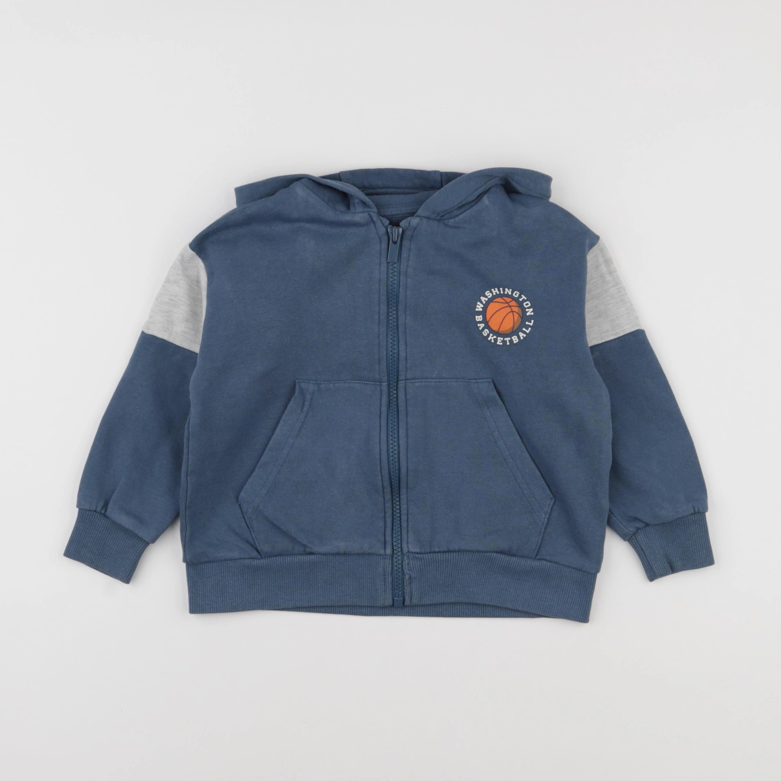 Vertbaudet - sweat bleu - 4 ans