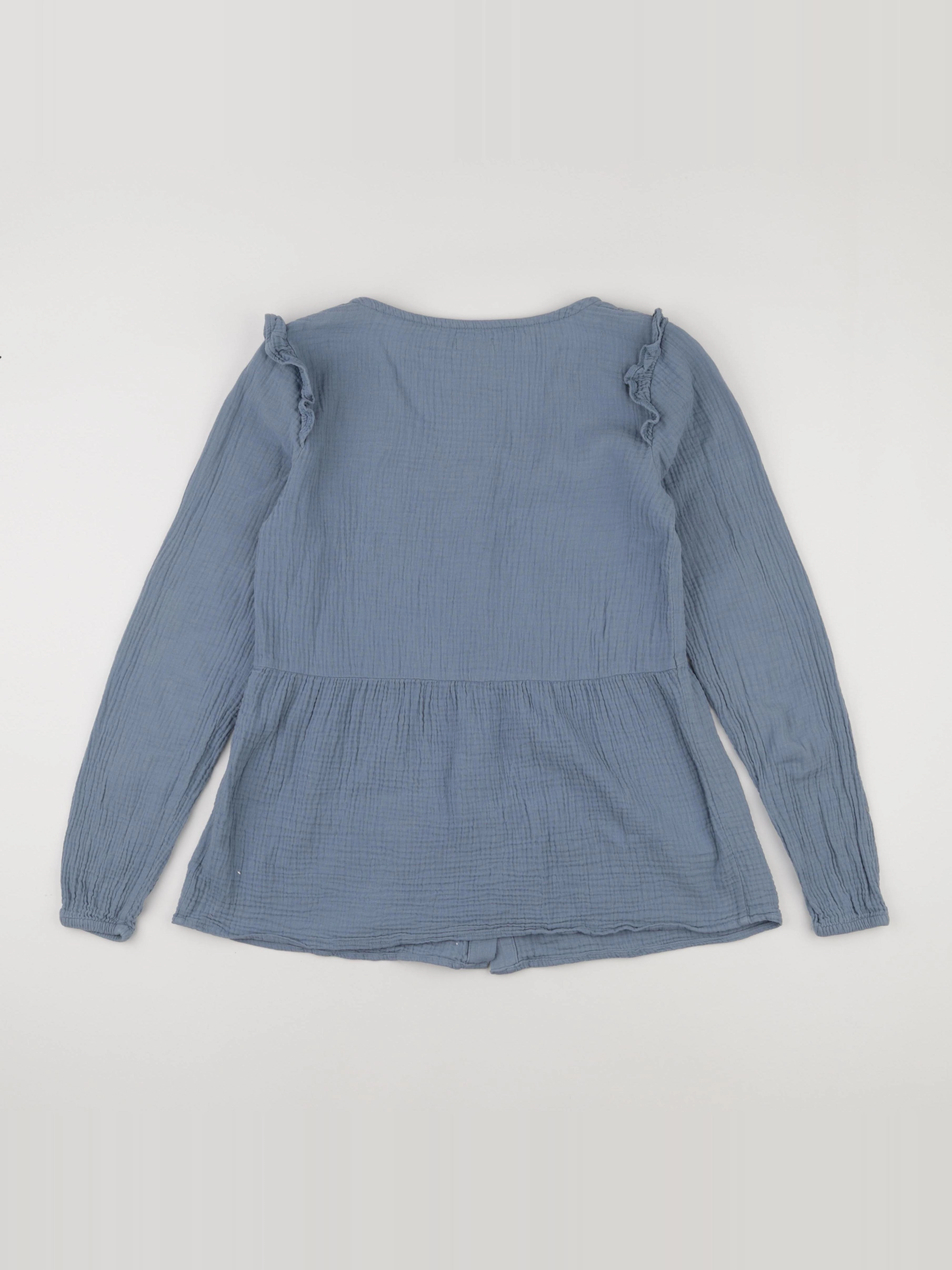 Vertbaudet - blouse allaitement, grossesse bleu - 34