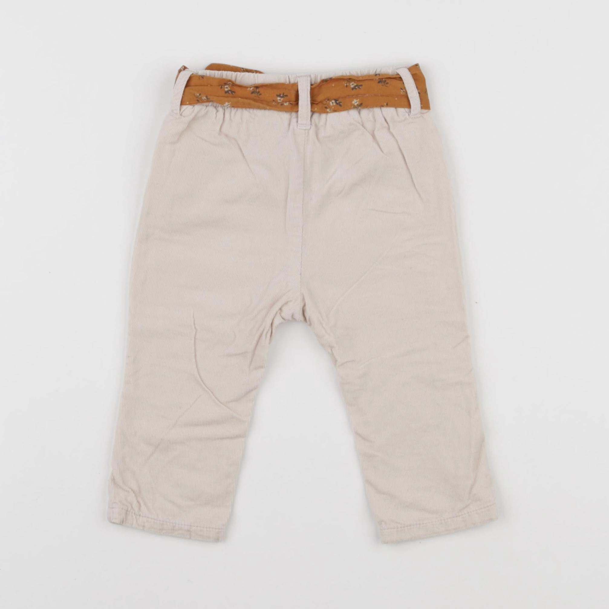 Vertbaudet - pantalon blanc - 6 mois