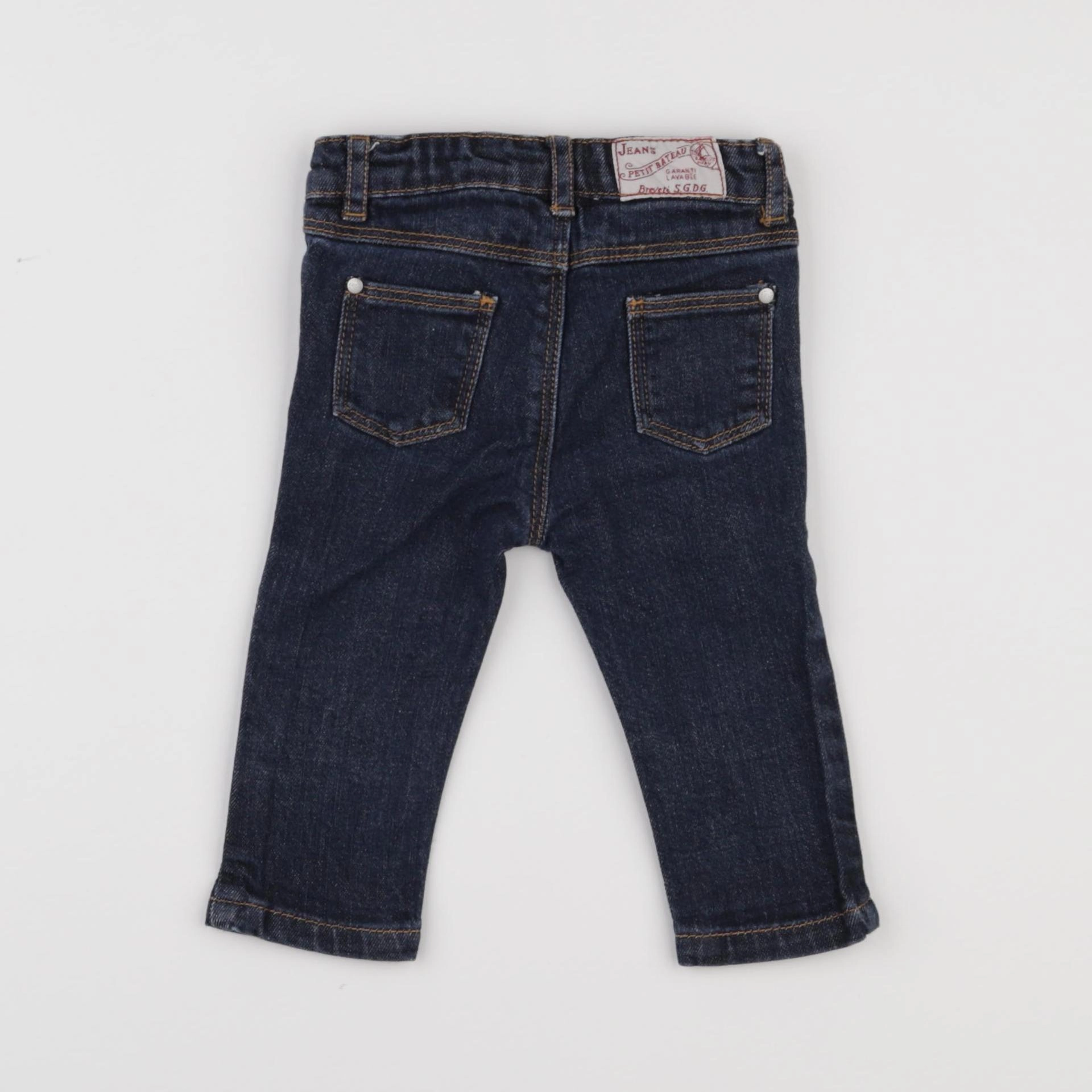 Petit Bateau - jean bleu - 3/6 mois