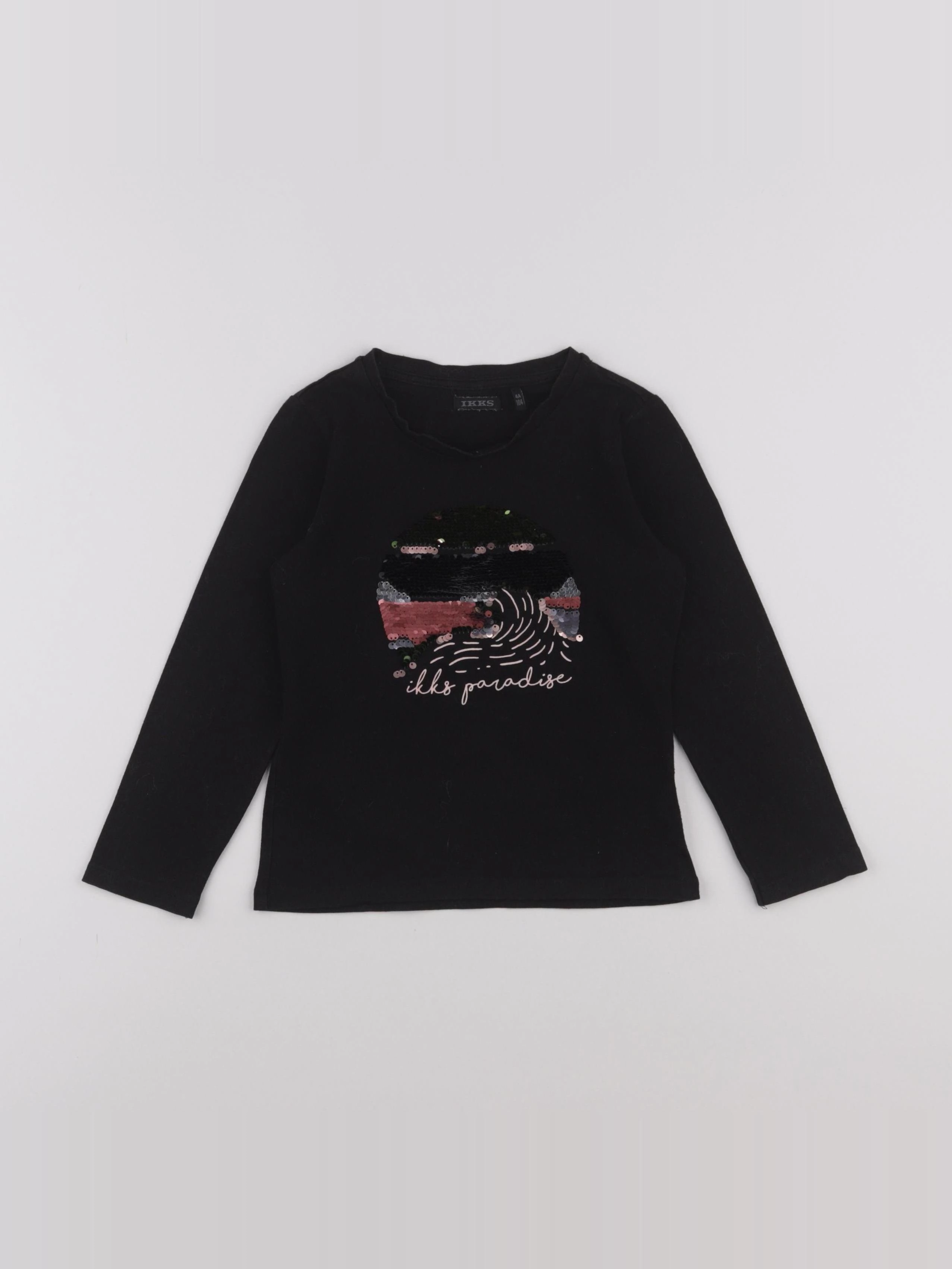 IKKS - tee-shirt noir - 4 ans