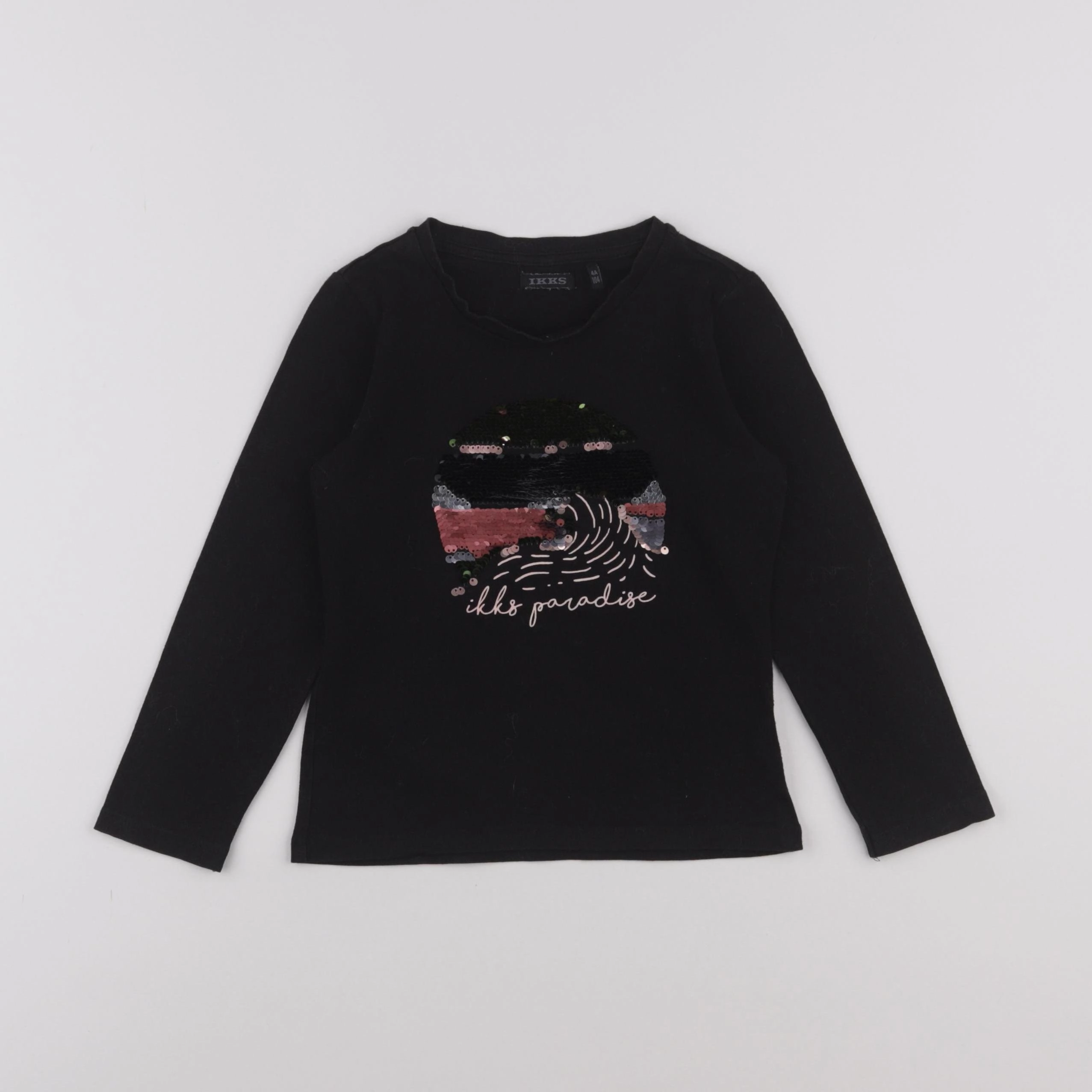 IKKS - tee-shirt noir - 4 ans