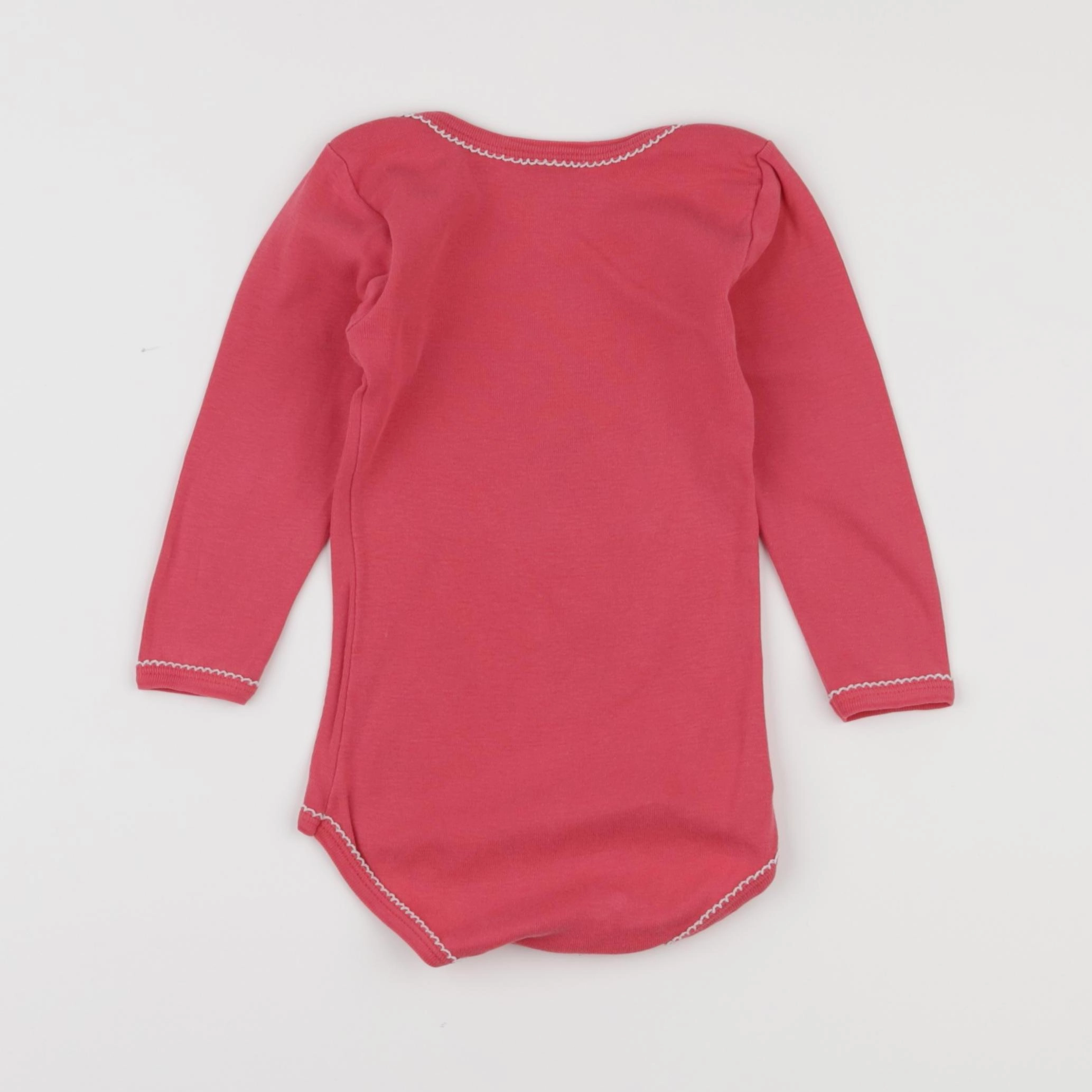 Petit Bateau - body rose - 18 mois