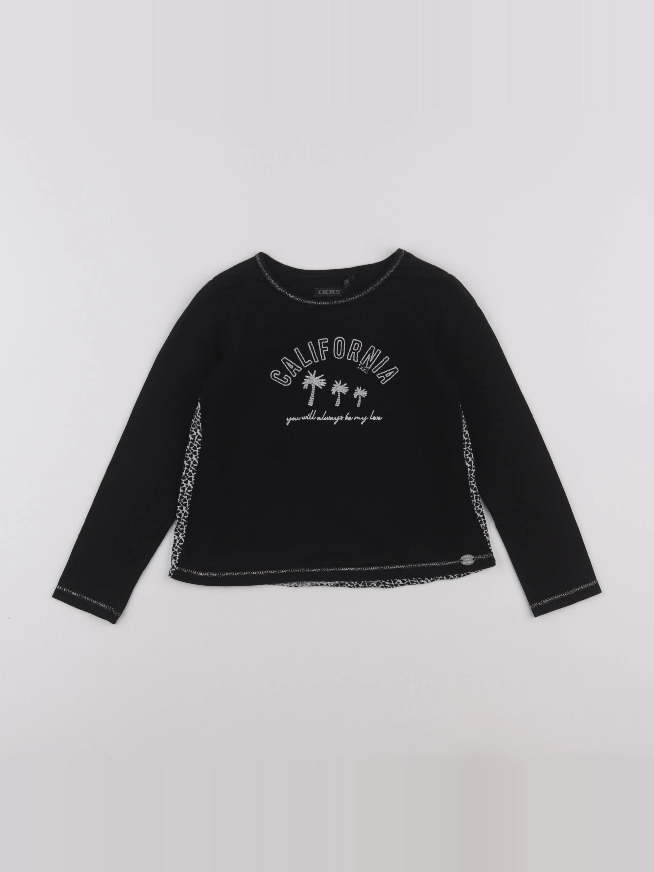 IKKS - tee-shirt noir - 4 ans