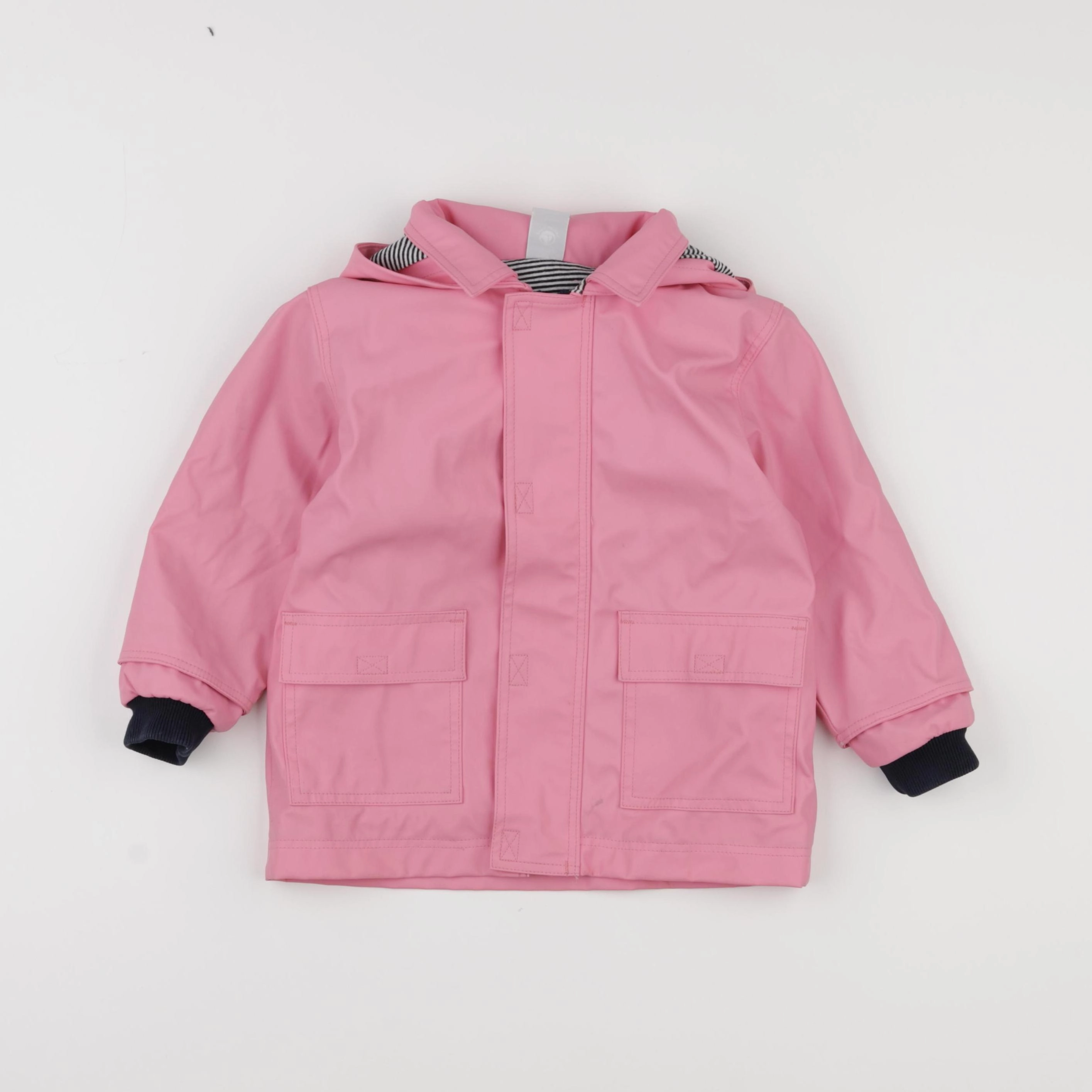 Petit Bateau - imperméable rose - 24 mois