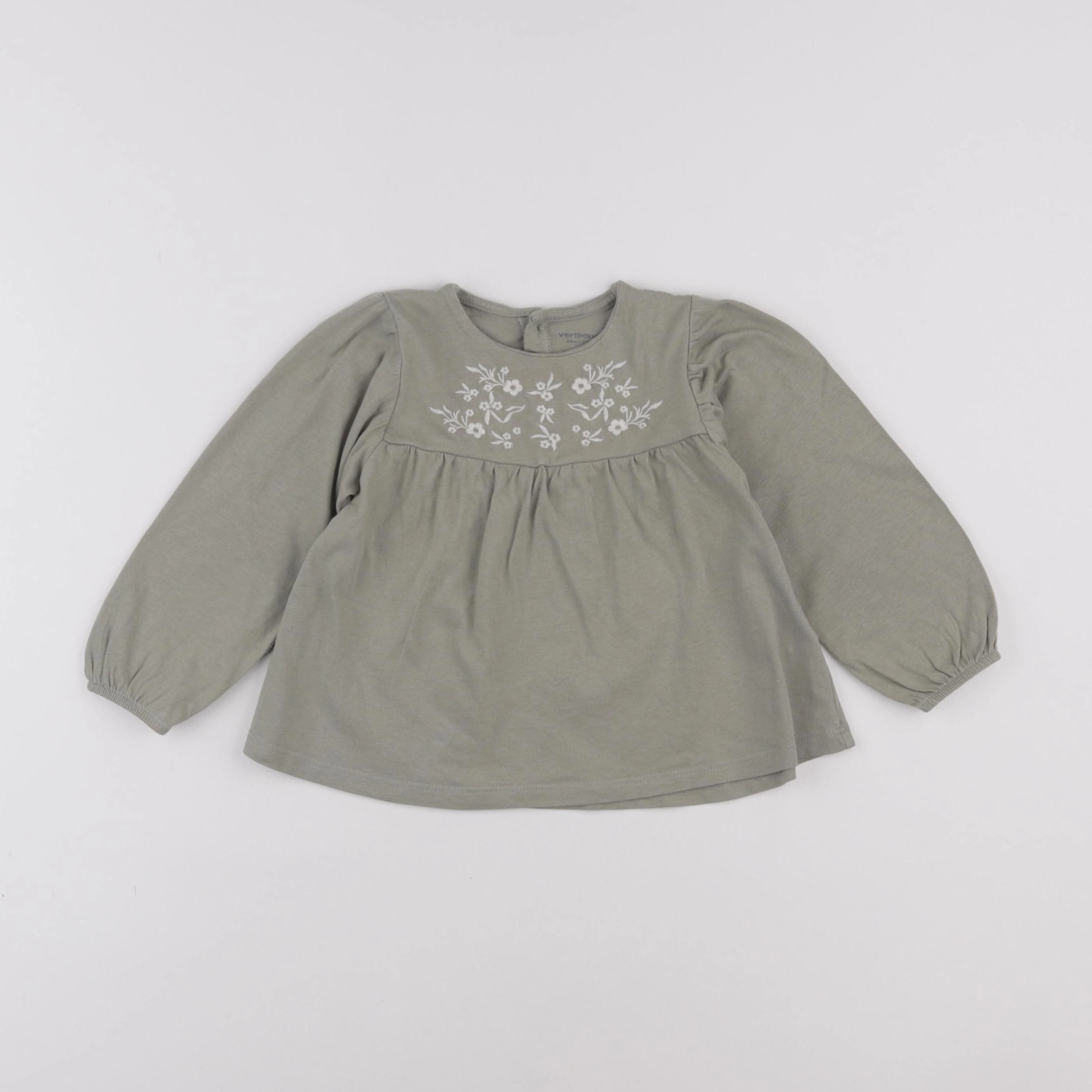 Vertbaudet - tee-shirt vert - 24 mois