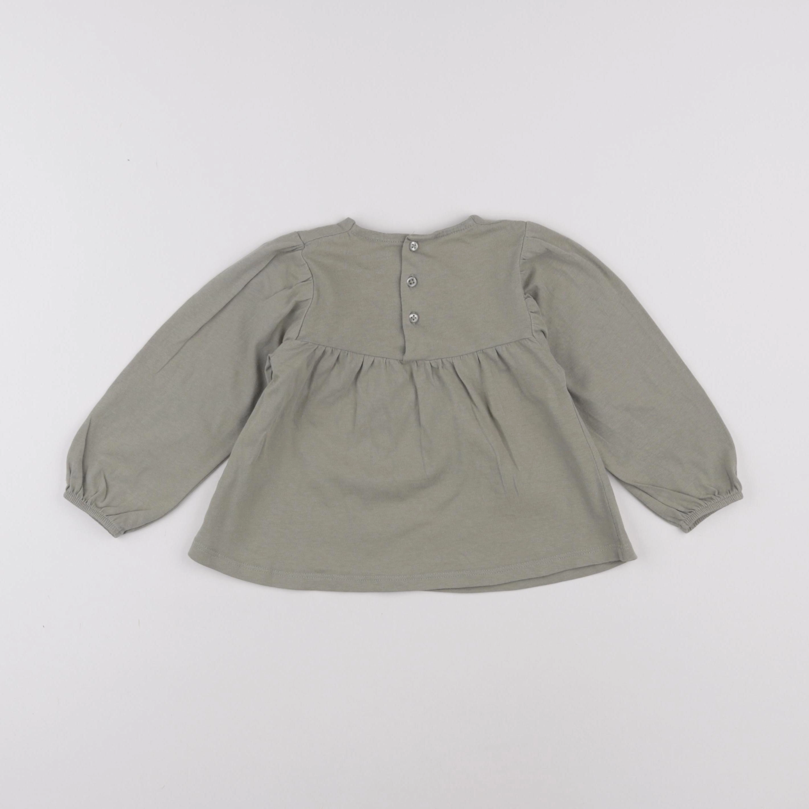 Vertbaudet - tee-shirt vert - 24 mois