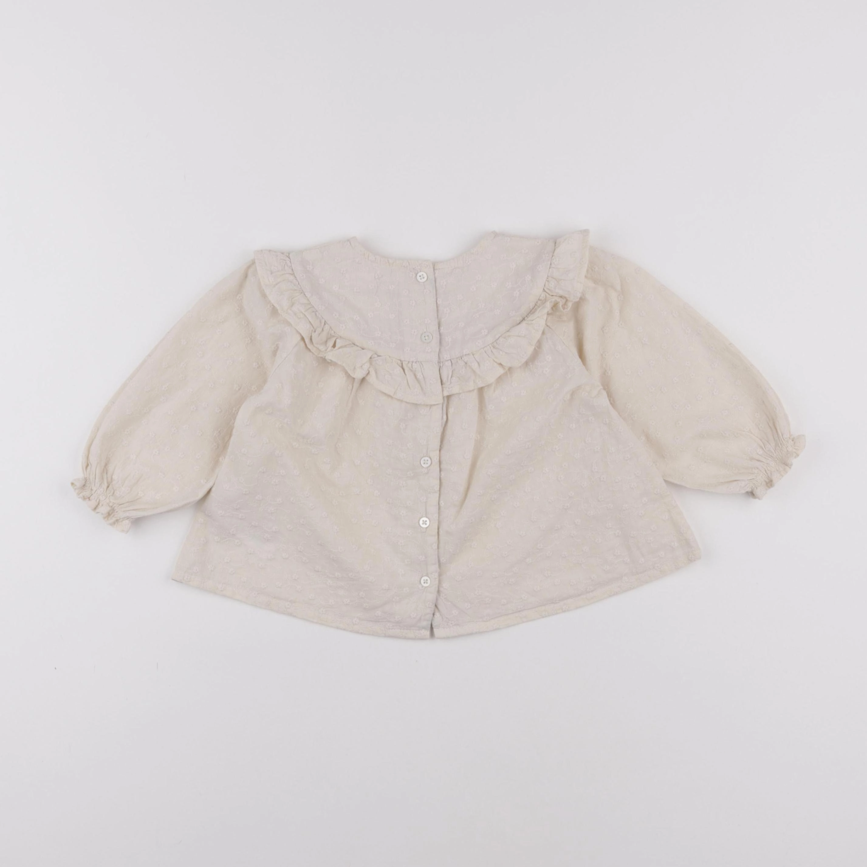 Vertbaudet - blouse beige - 18 mois