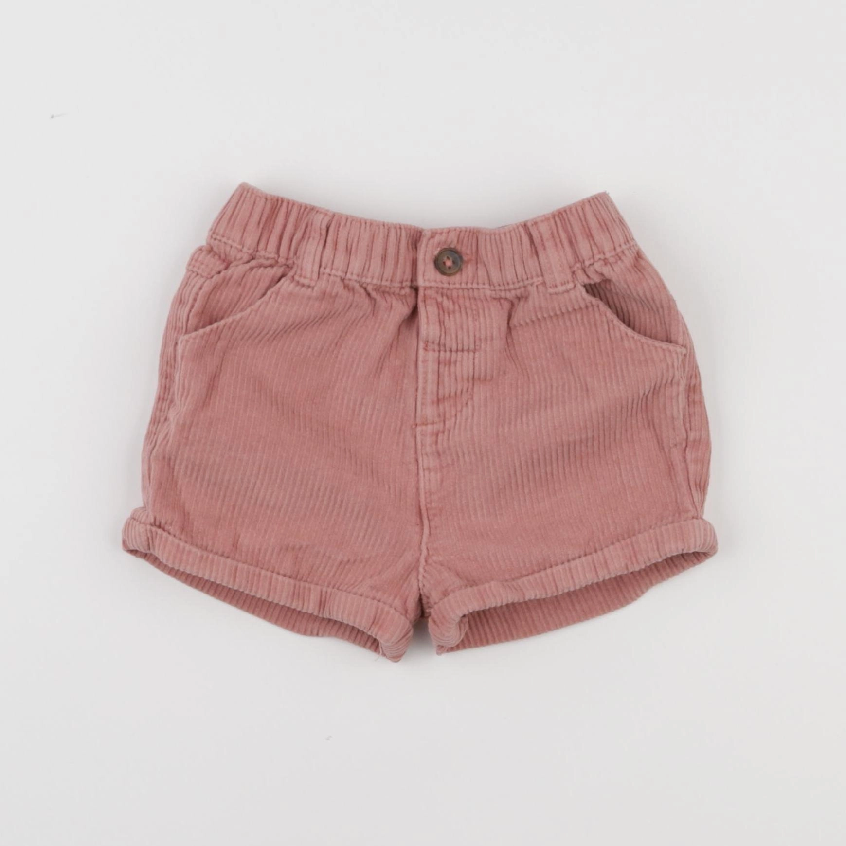 Vertbaudet - short rose - 12 mois
