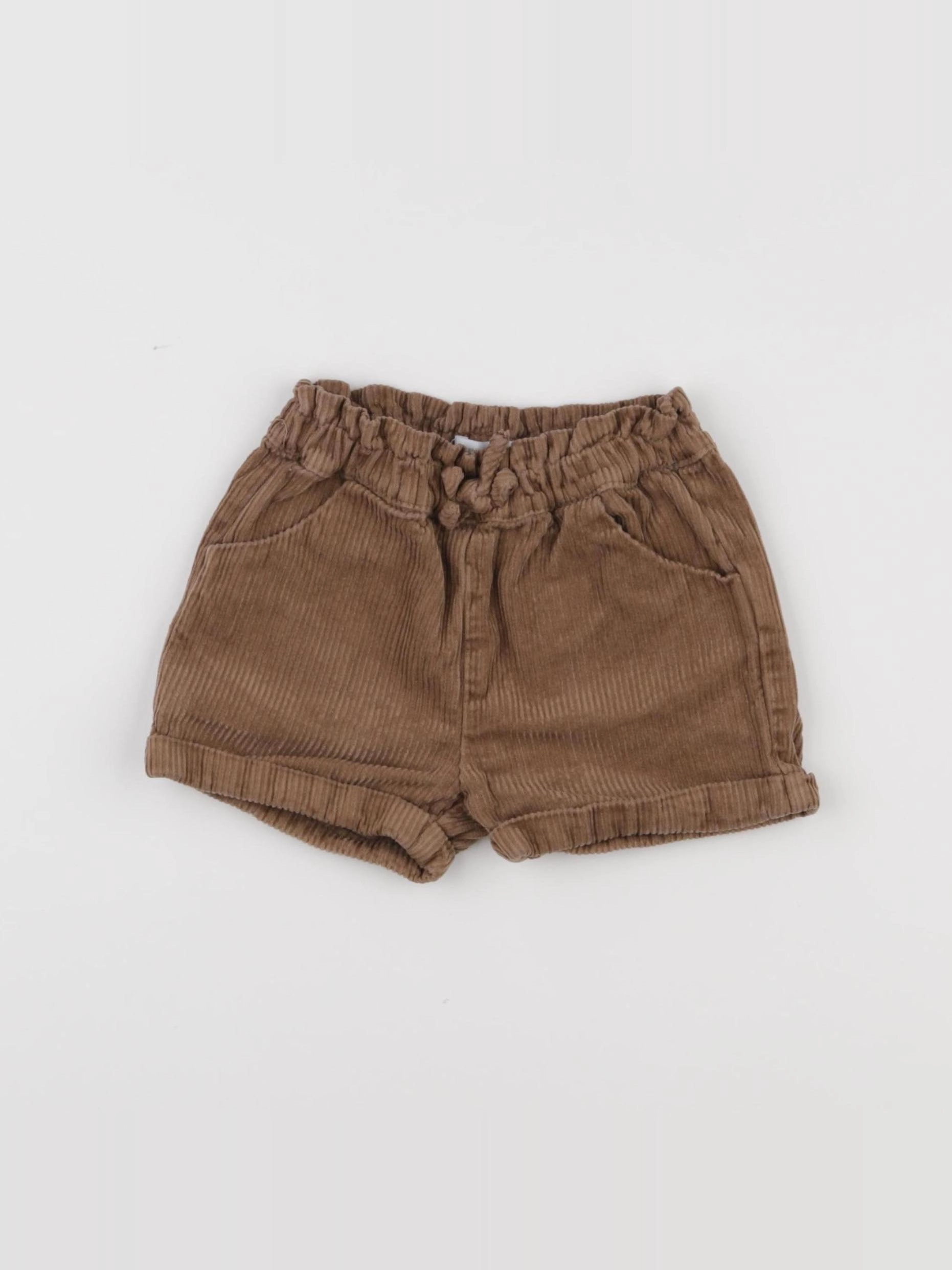 Vertbaudet - short marron - 1 an à 18 mois