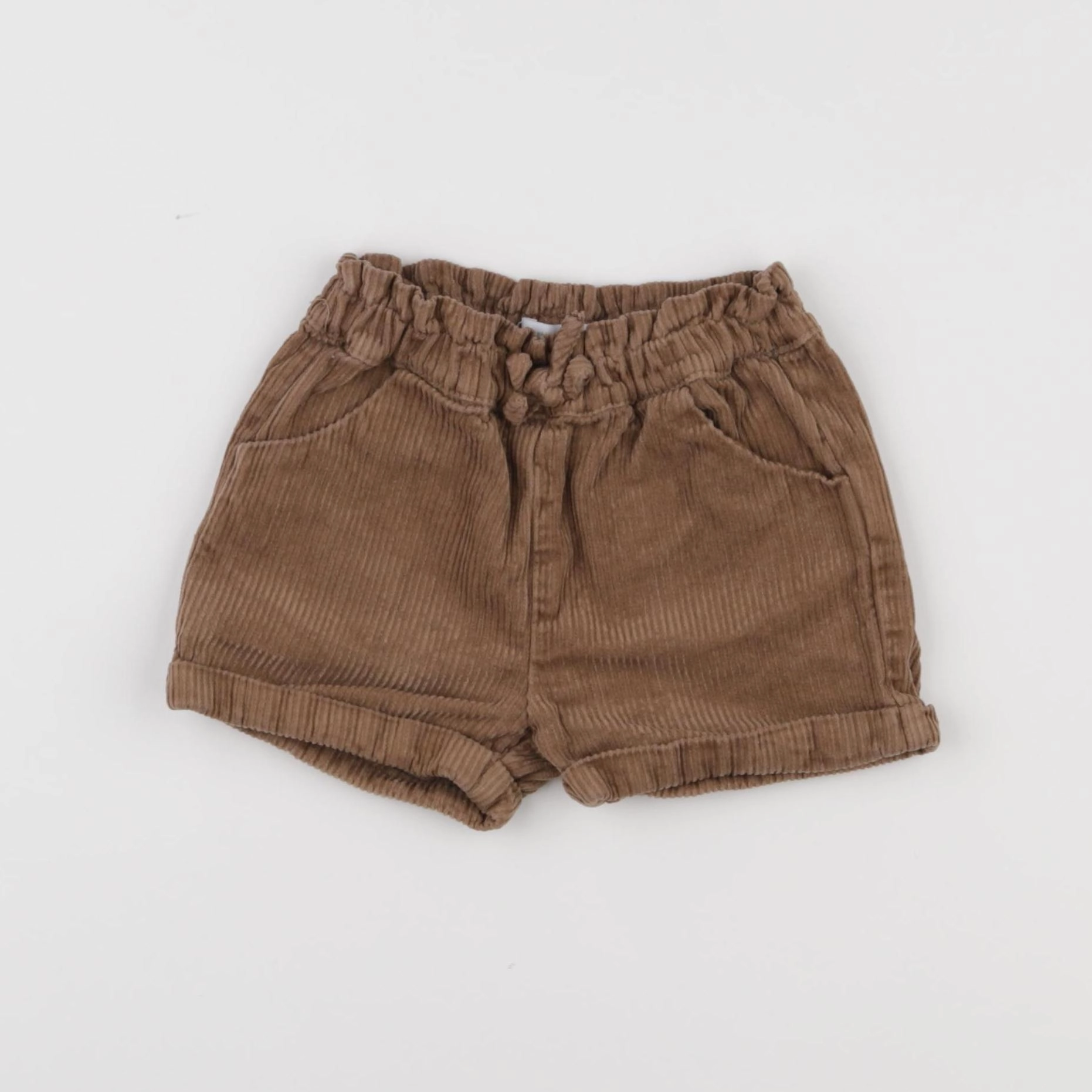 Vertbaudet - short marron - 1 an à 18 mois