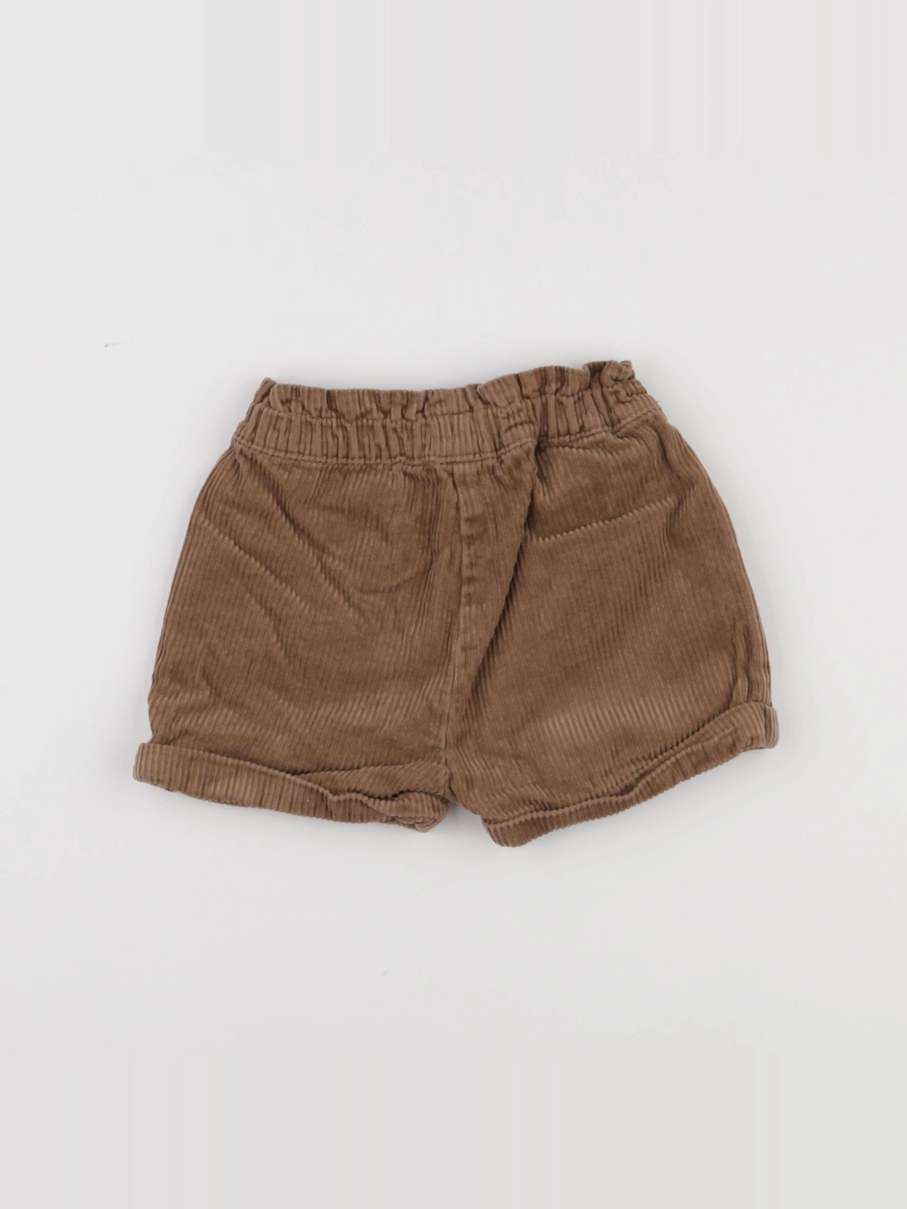 Vertbaudet - short marron - 1 an à 18 mois