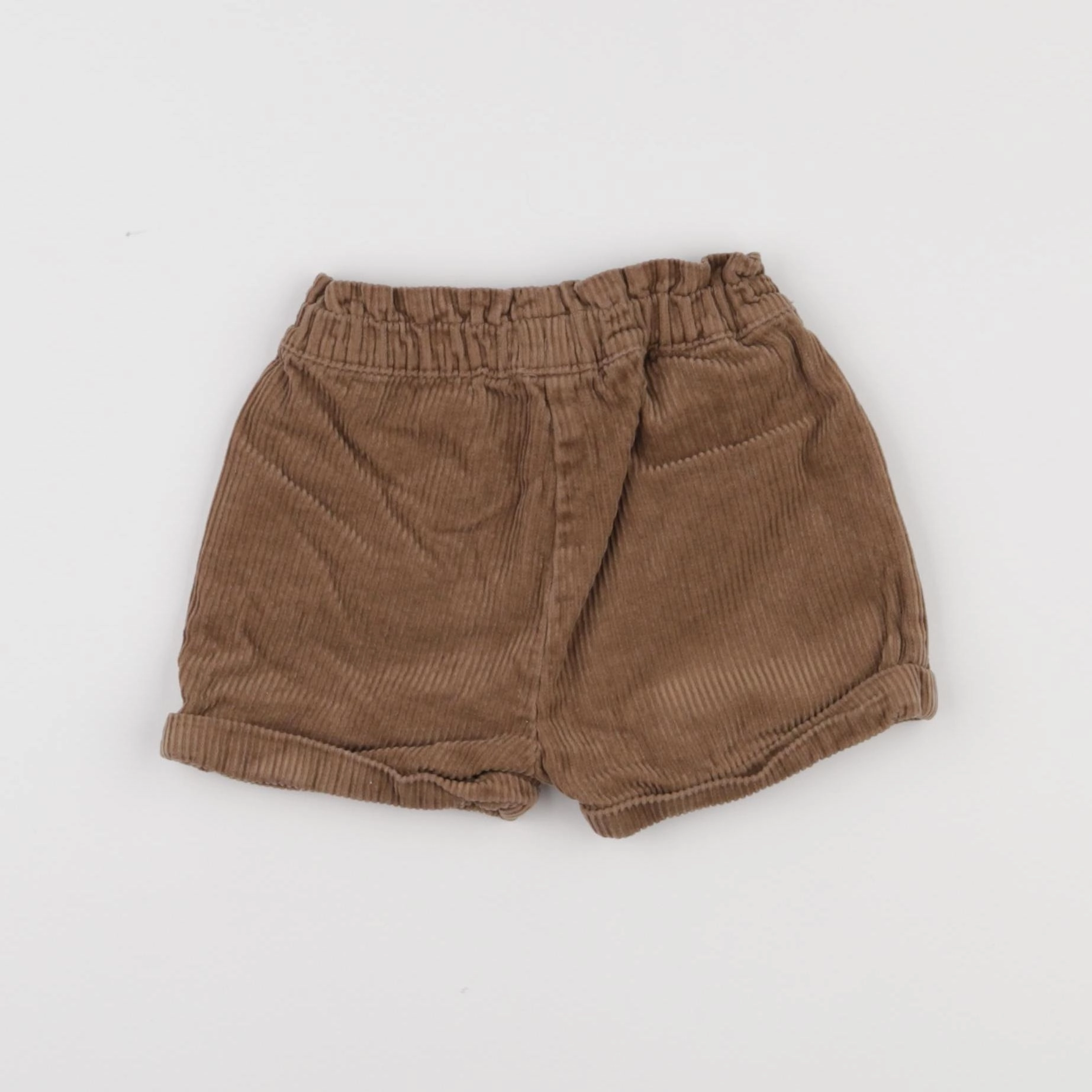 Vertbaudet - short marron - 1 an à 18 mois