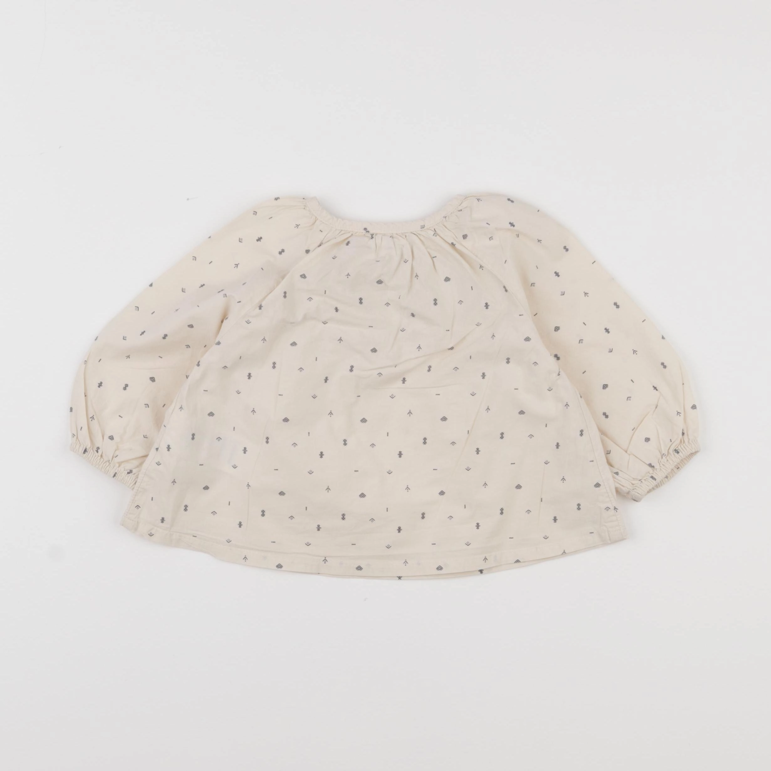 Vertbaudet - blouse beige - 12 mois