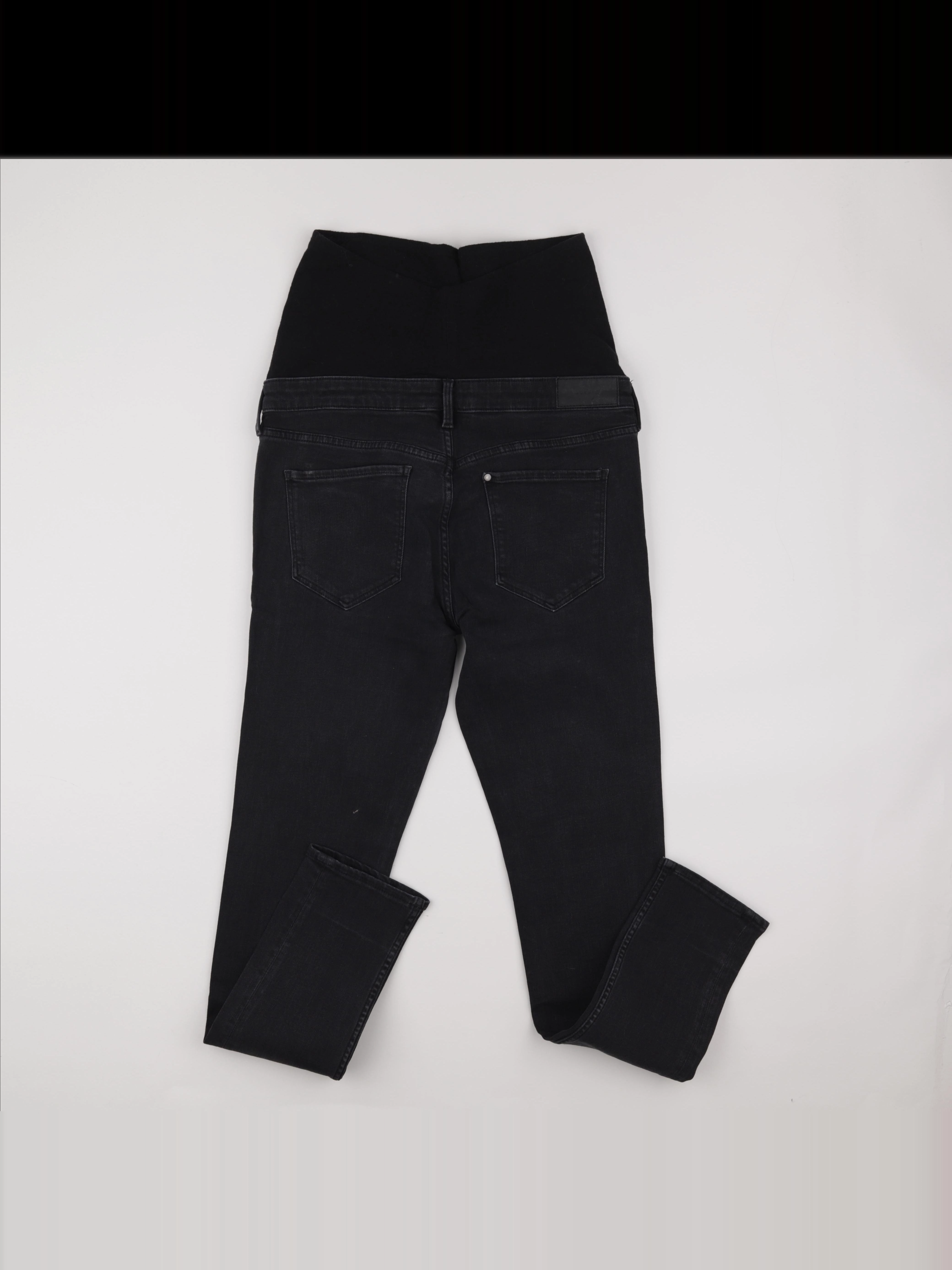 H&M - jean grossesse noir - 42