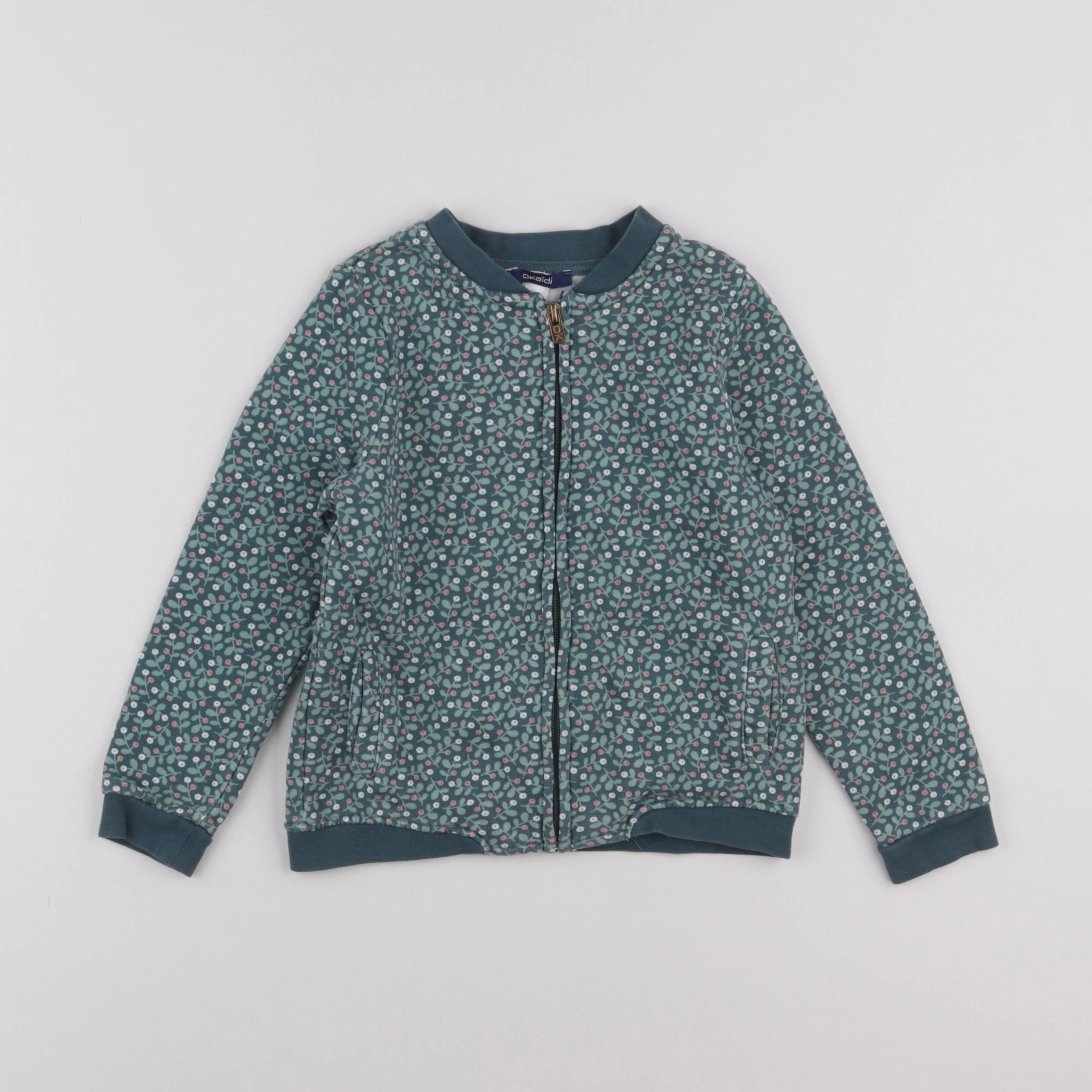 Okaidi - sweat vert - 4 ans