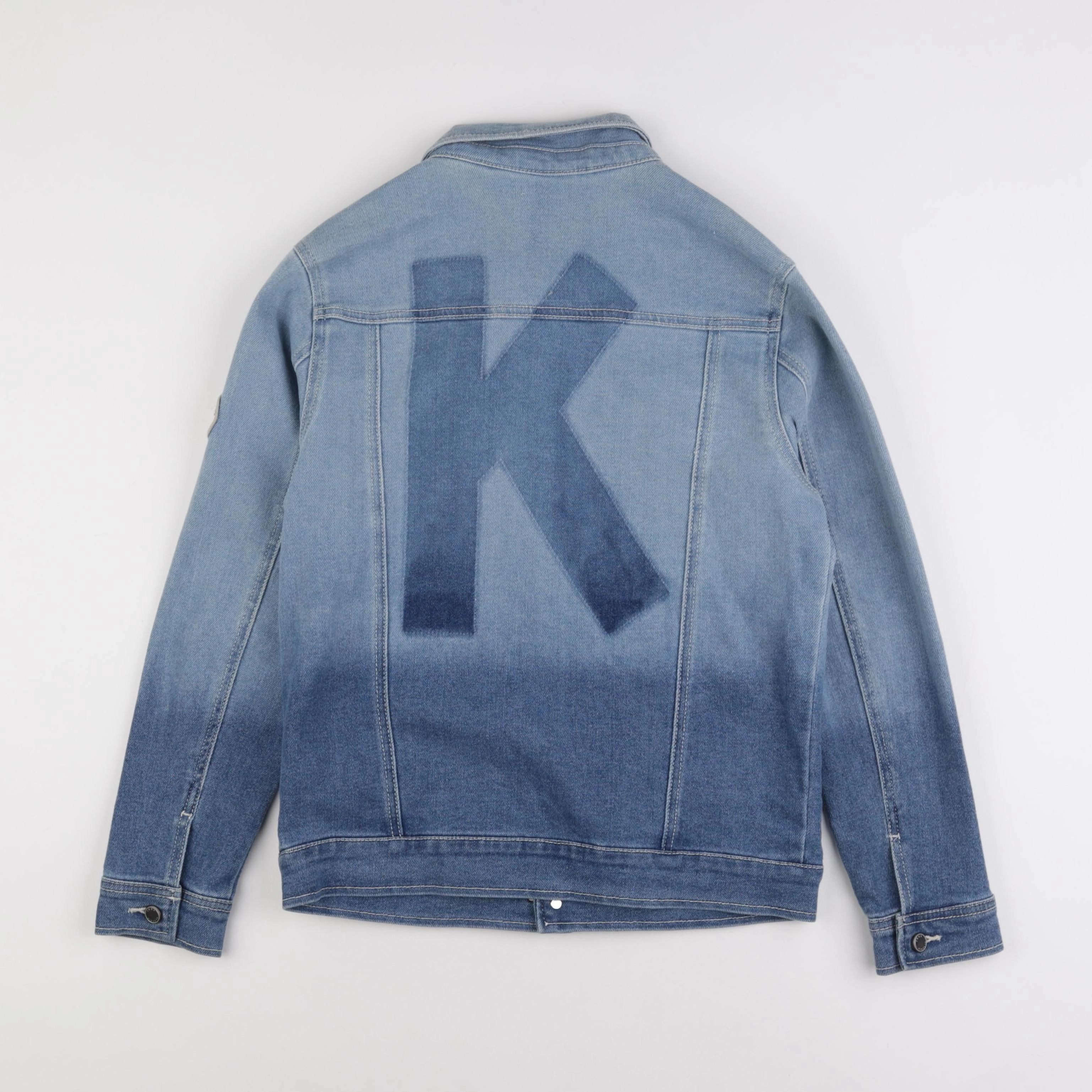IKKS - veste imprimé au dos bleu - 12 ans