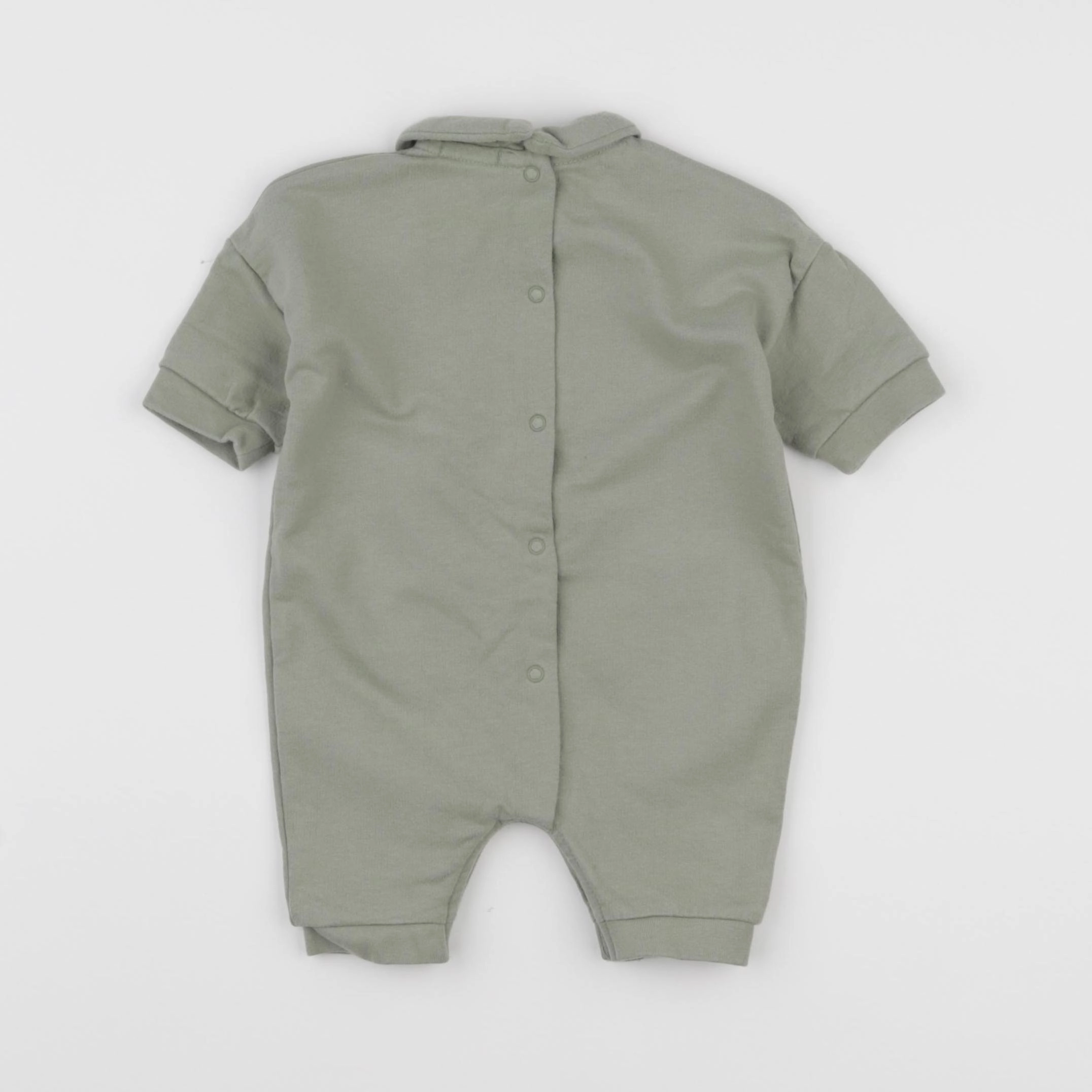 Vertbaudet - combinaison coton vert - 1 mois