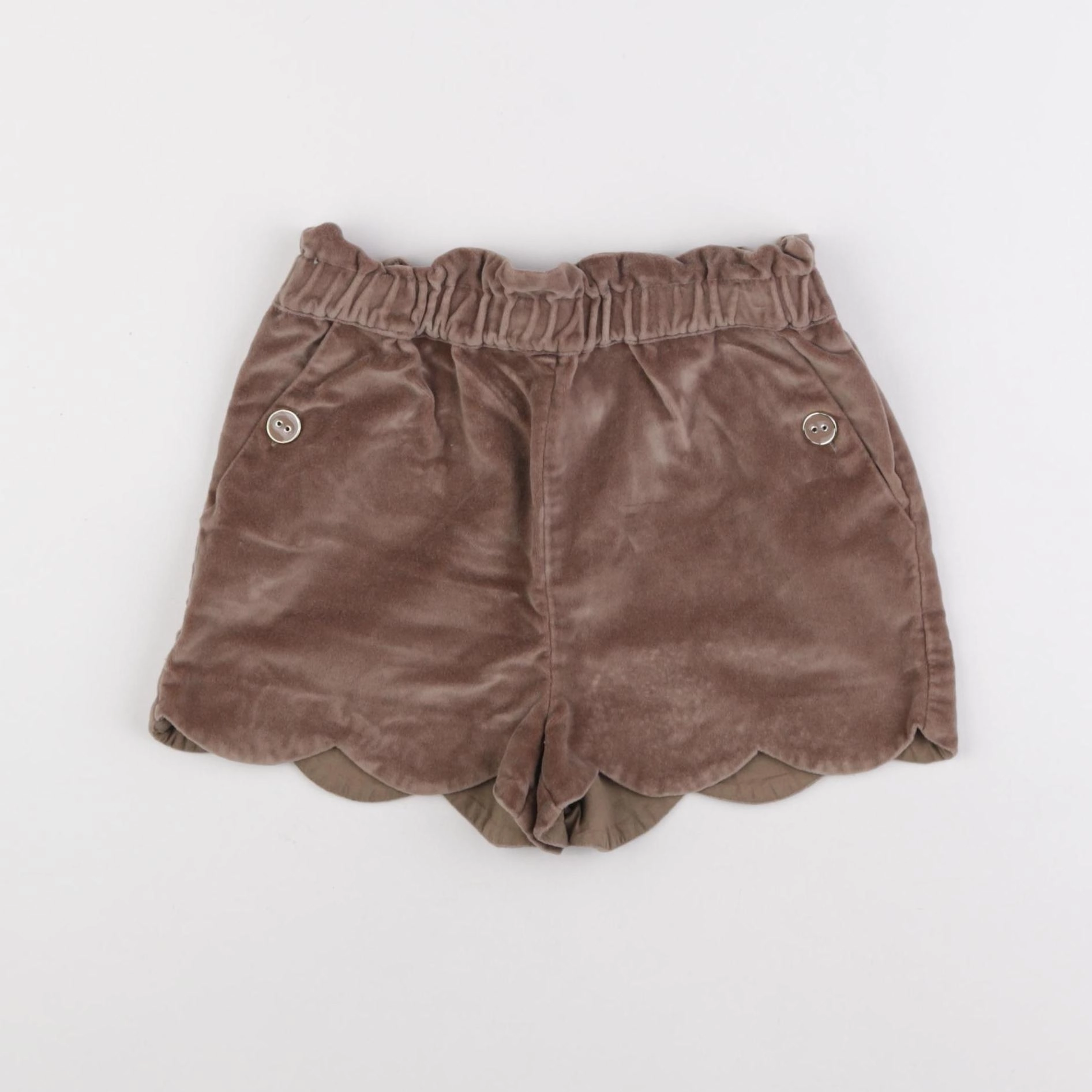Vertbaudet - short marron - 8 ans